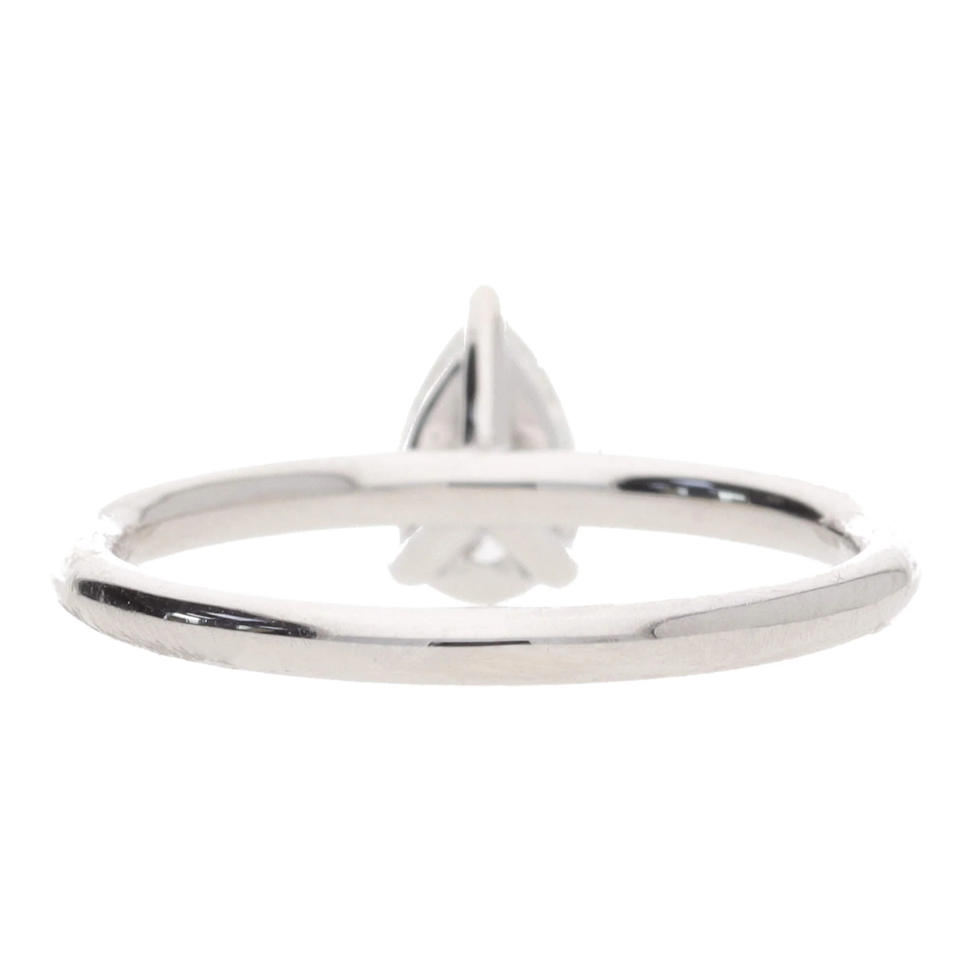 Diamond 0.50ct Platinum Pear Shape Solitaire Ring - Image 3