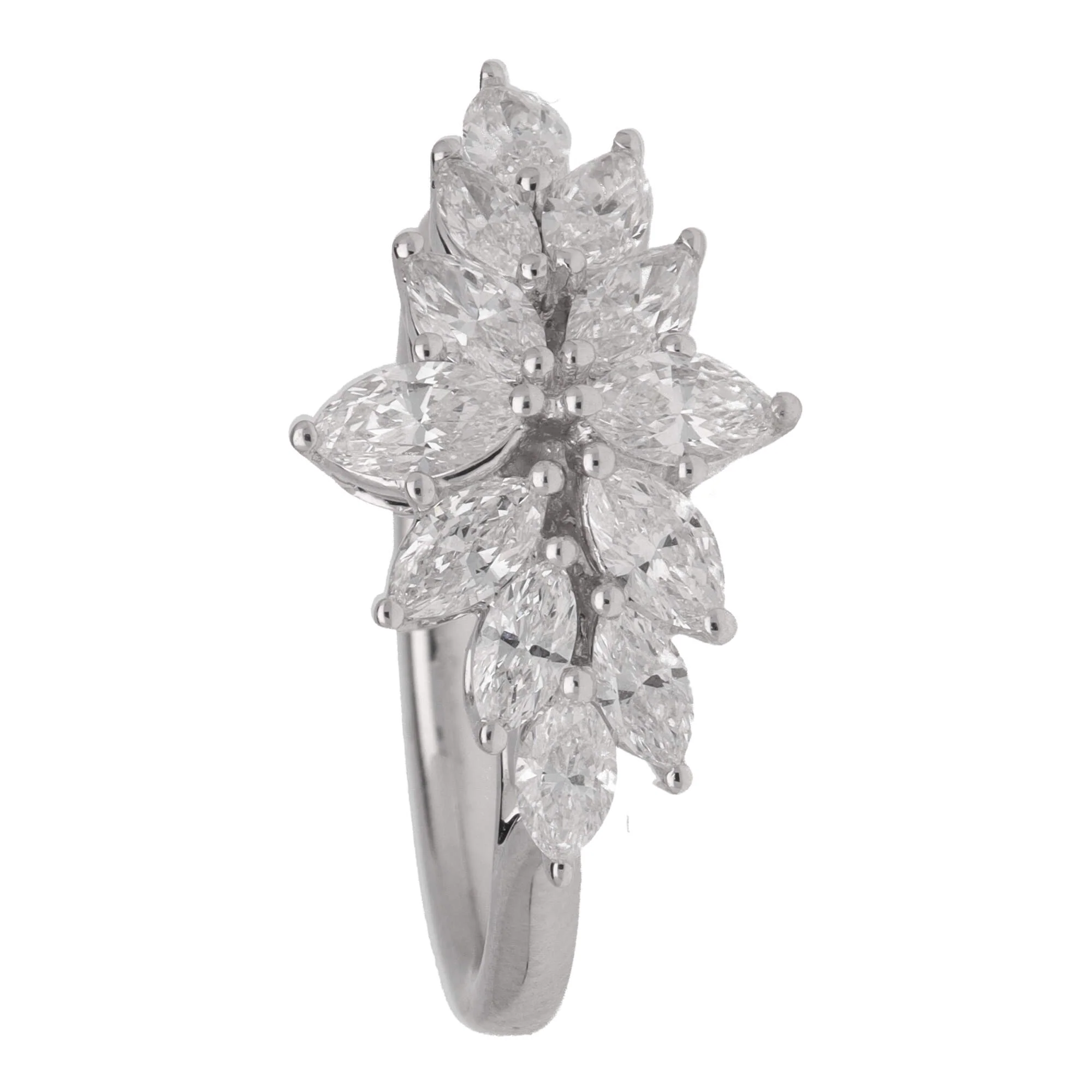 Diamond 1.40ct Starburst Platinum Ring