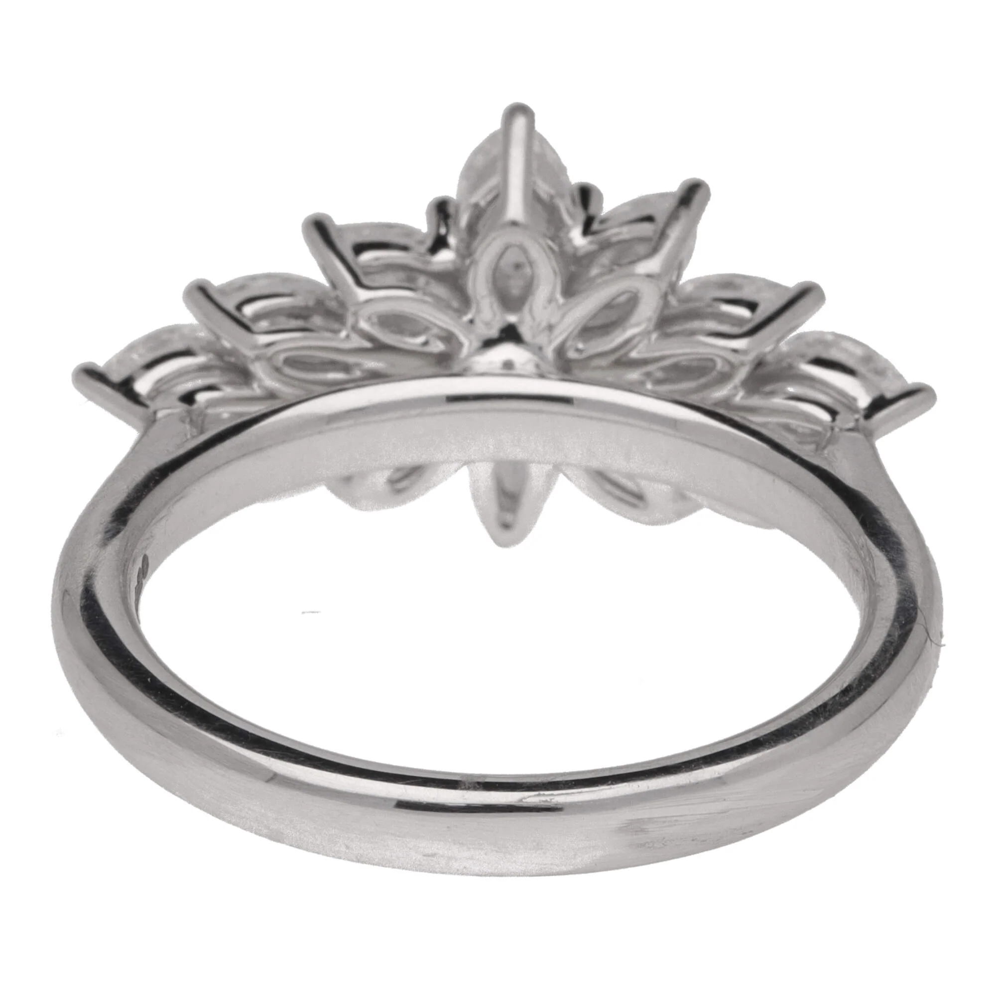 Diamond 1.40ct Starburst Platinum Ring - Image 5