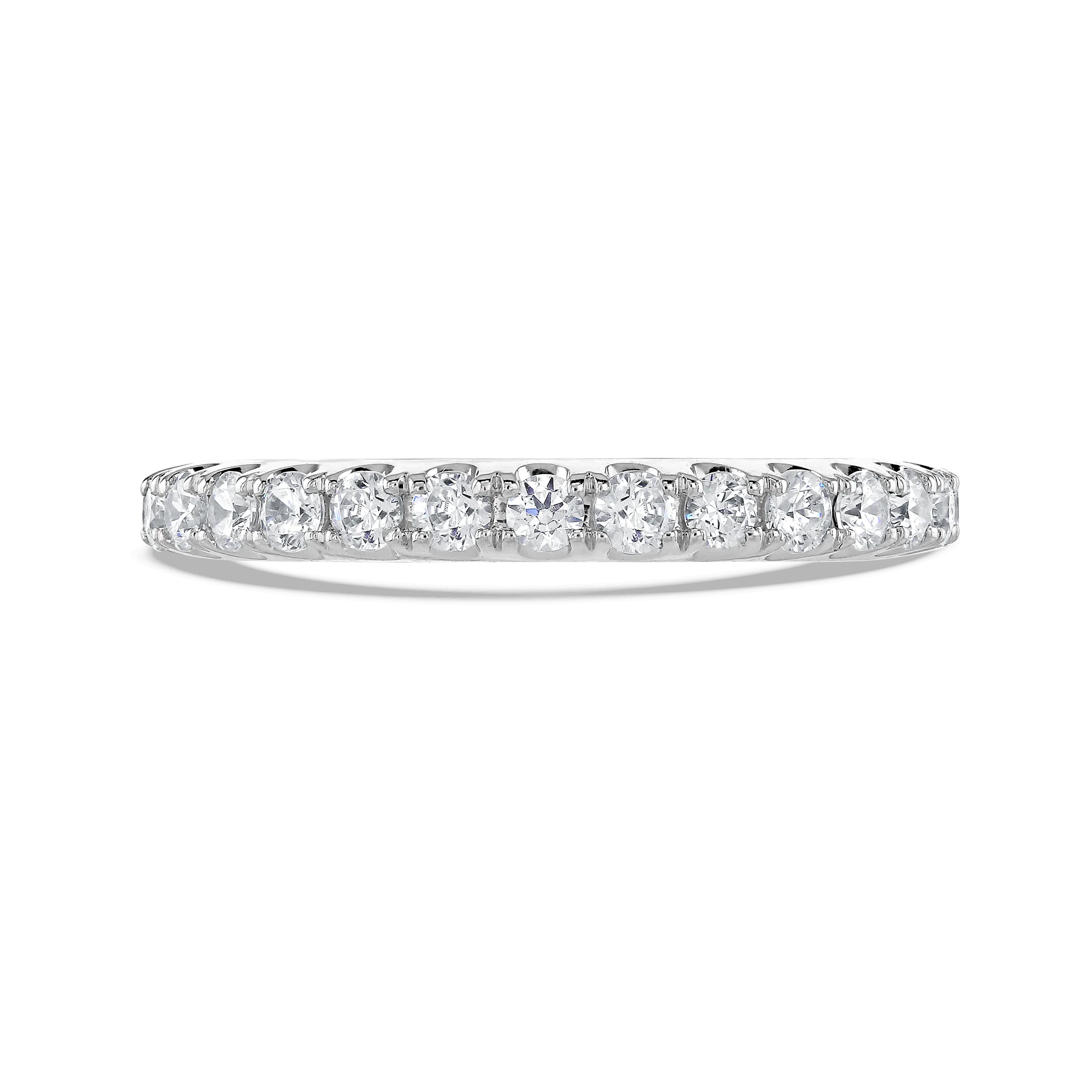 Diamond 1.50ct Evolution Platinum Full Eternity Ring by Brown and Newirth - Image 2