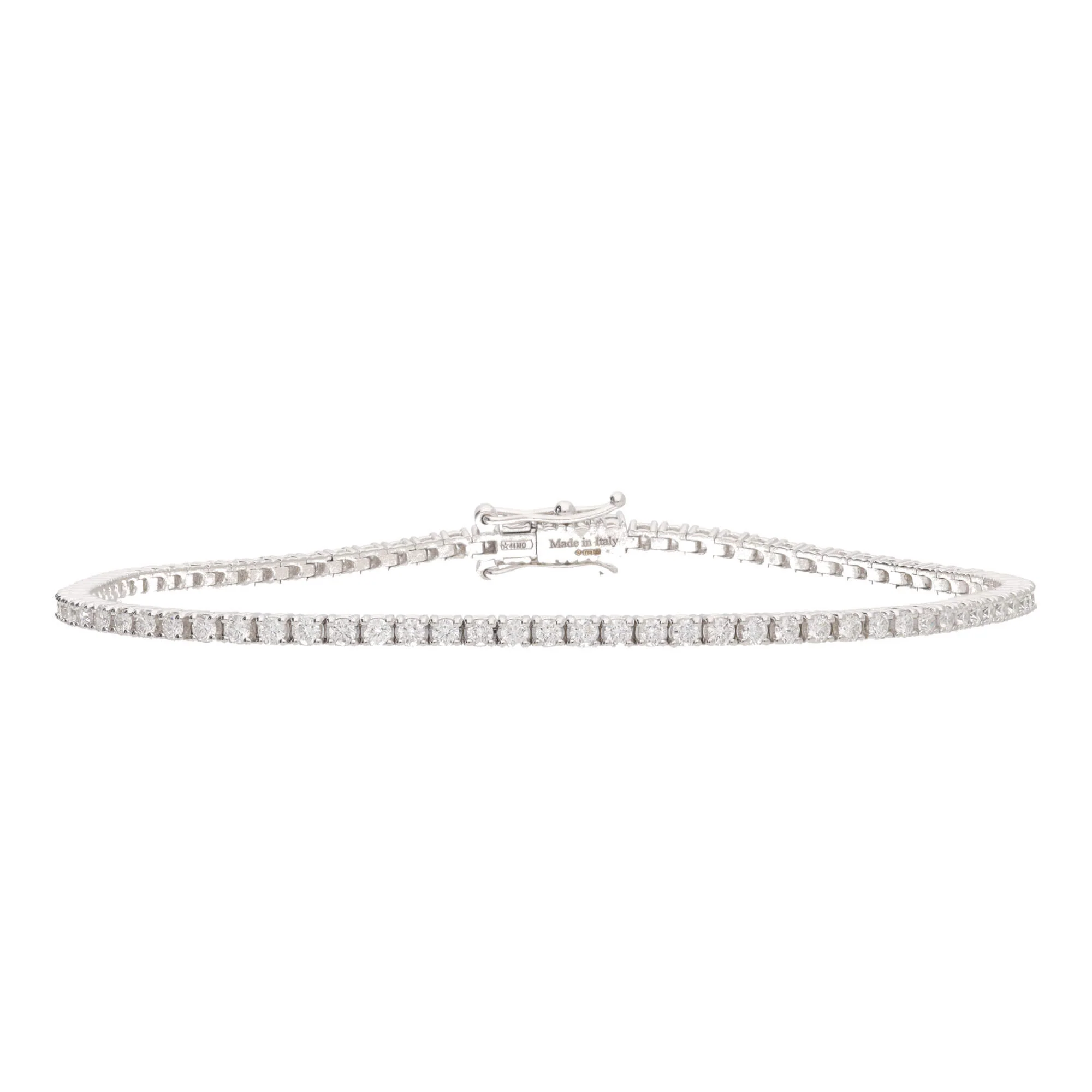 Diamond 1.54ct 18ct White Gold Line Bracelet - Image 2