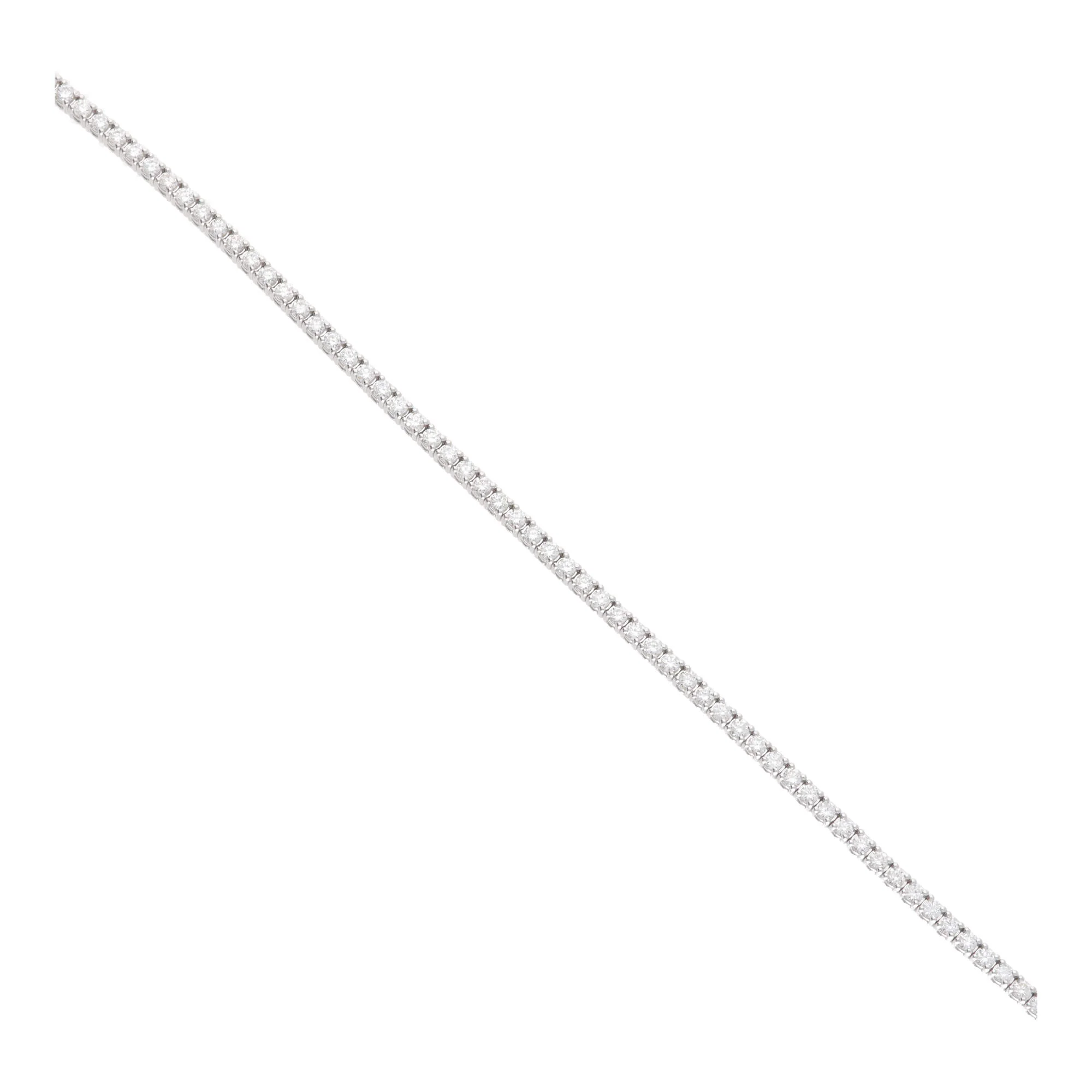 Diamond 1.54ct 18ct White Gold Line Bracelet - Image 4