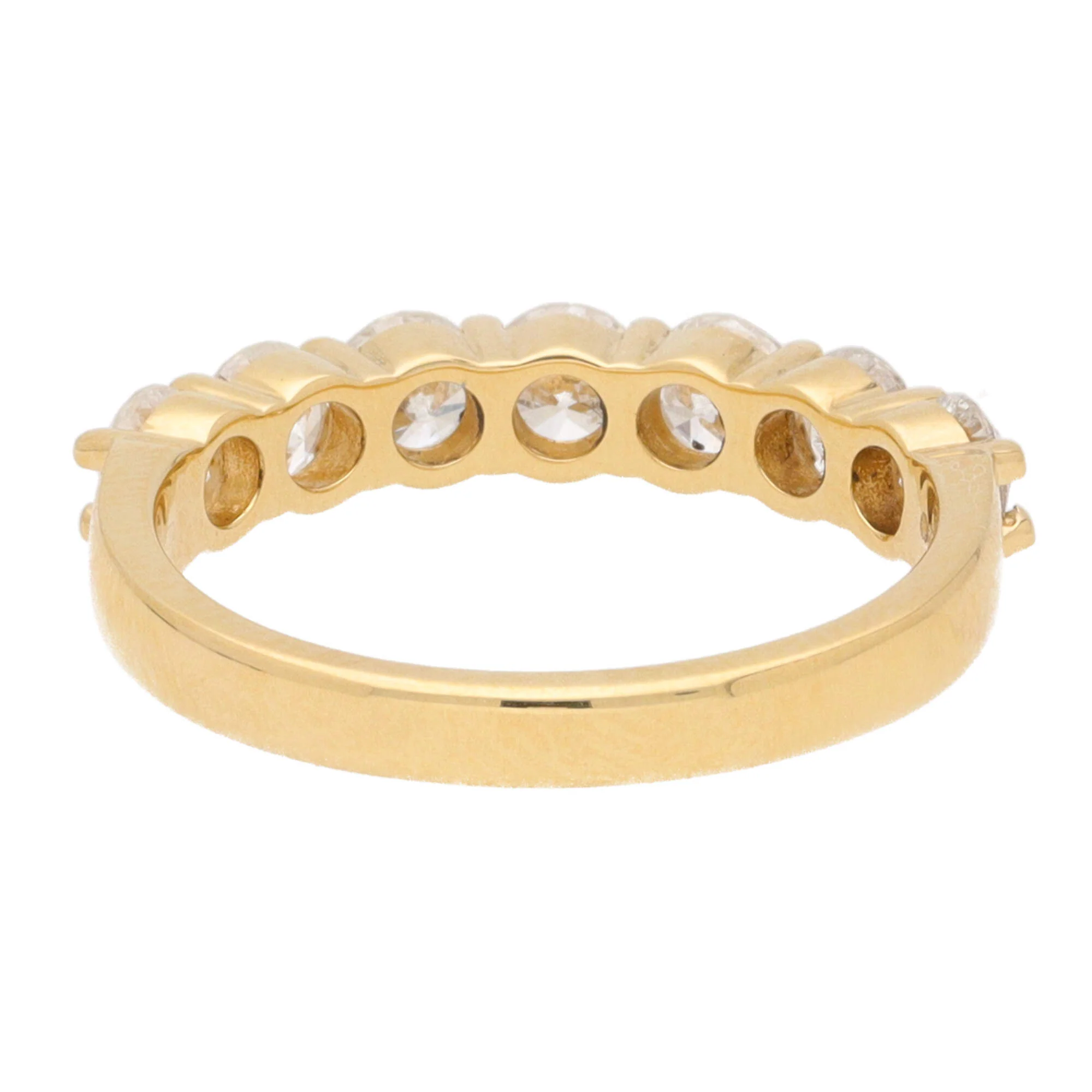 Diamond 1.66ct 18ct Yellow Gold Half Eternity Ring - Image 4