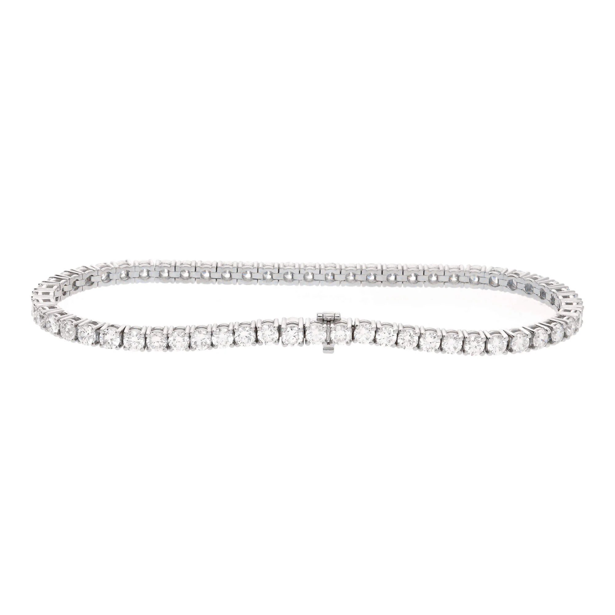 Diamond 5.06ct Platinum Line Bracelet - Image 2