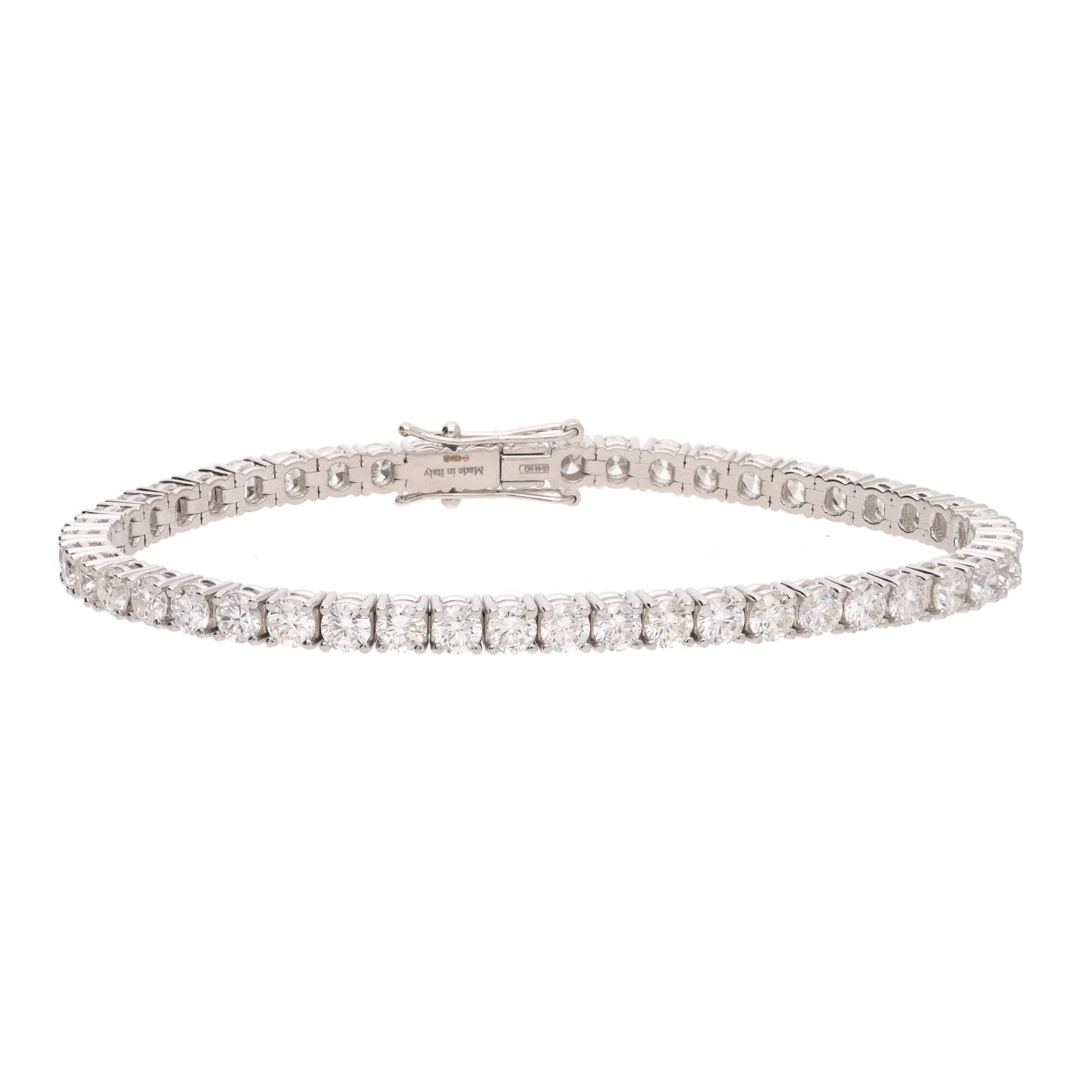 Diamond 8.00ct 18ct White Gold Tennis Bracelet - Image 2