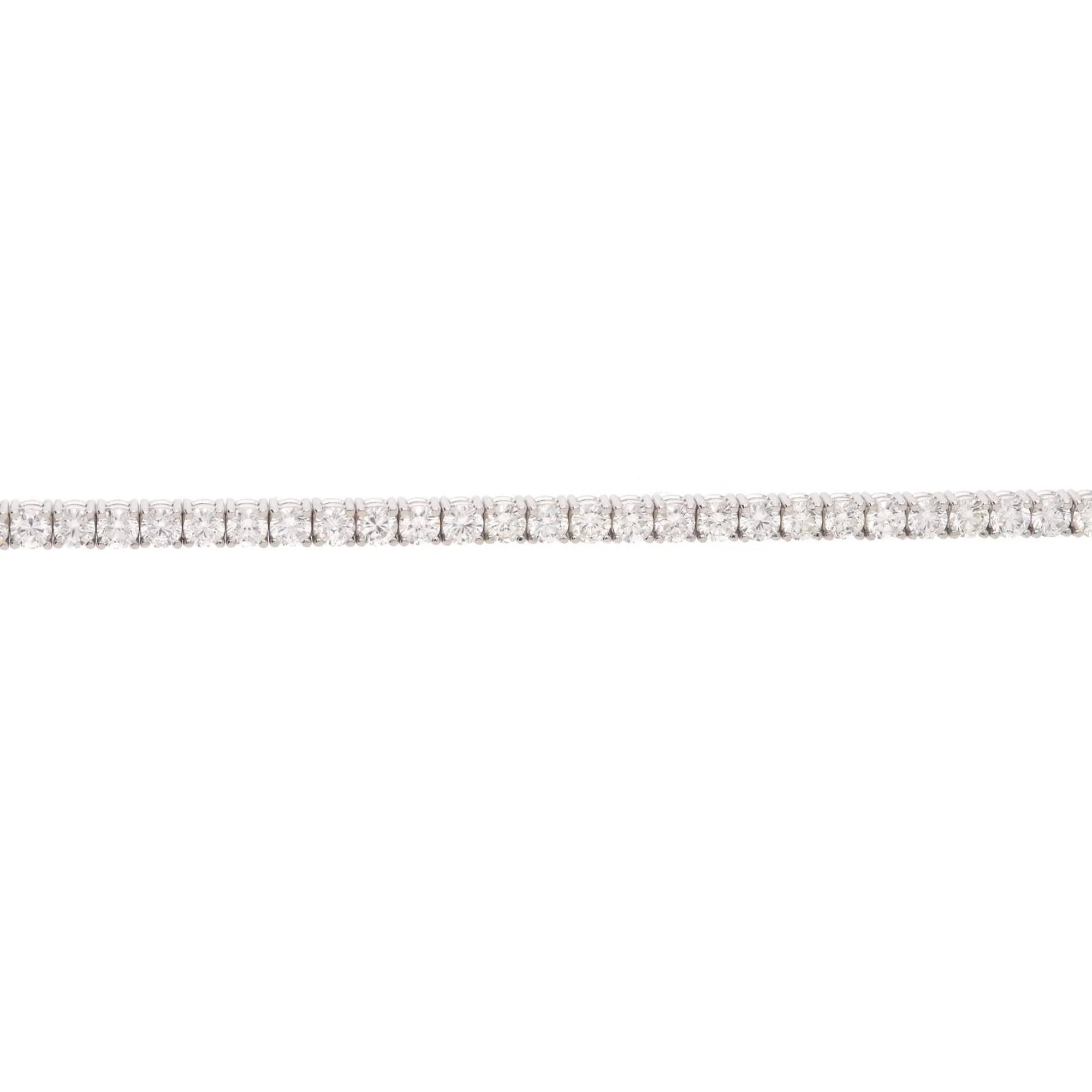 Diamond 8.00ct 18ct White Gold Tennis Bracelet - Image 6
