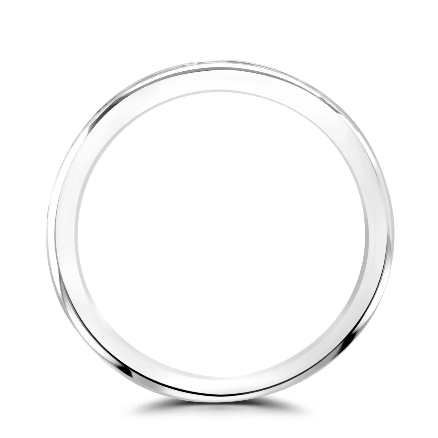 Diamond Princess and Baguette 0.50ct Platinum Wedding Ring - Image 3