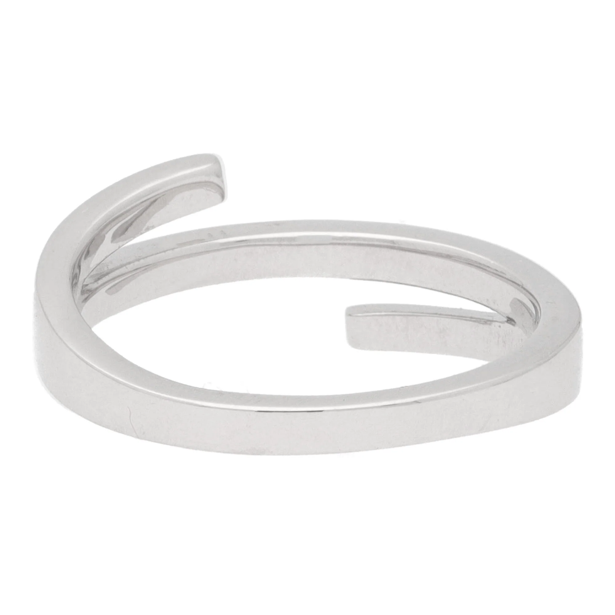 Brown & Newirth Diamond Split Section Platinum Ring - Image 4