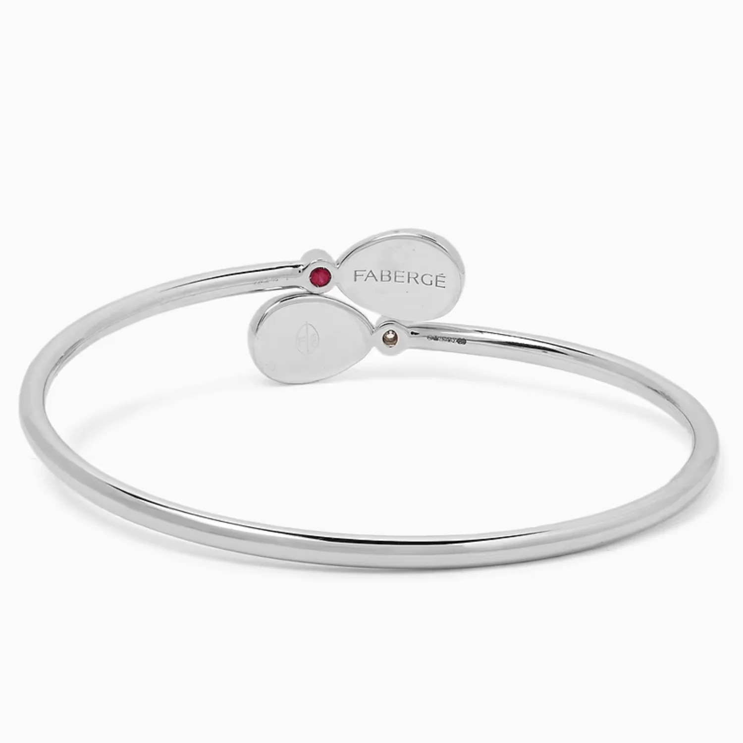 Fabergé Heritage Forever I Love You Crossover Bracelet 18ct White Gold - Image 4