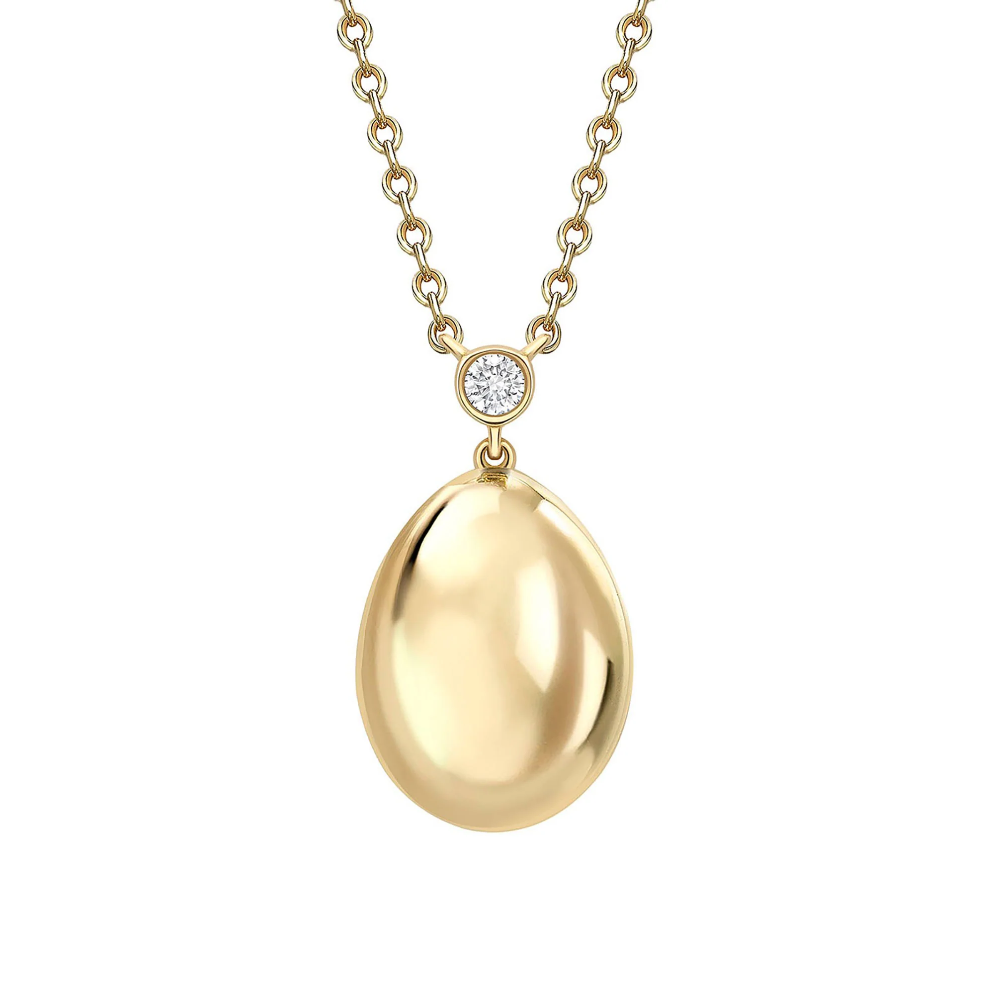 Fabergé Heritage Forever Egg Pendant 18ct Yellow Gold