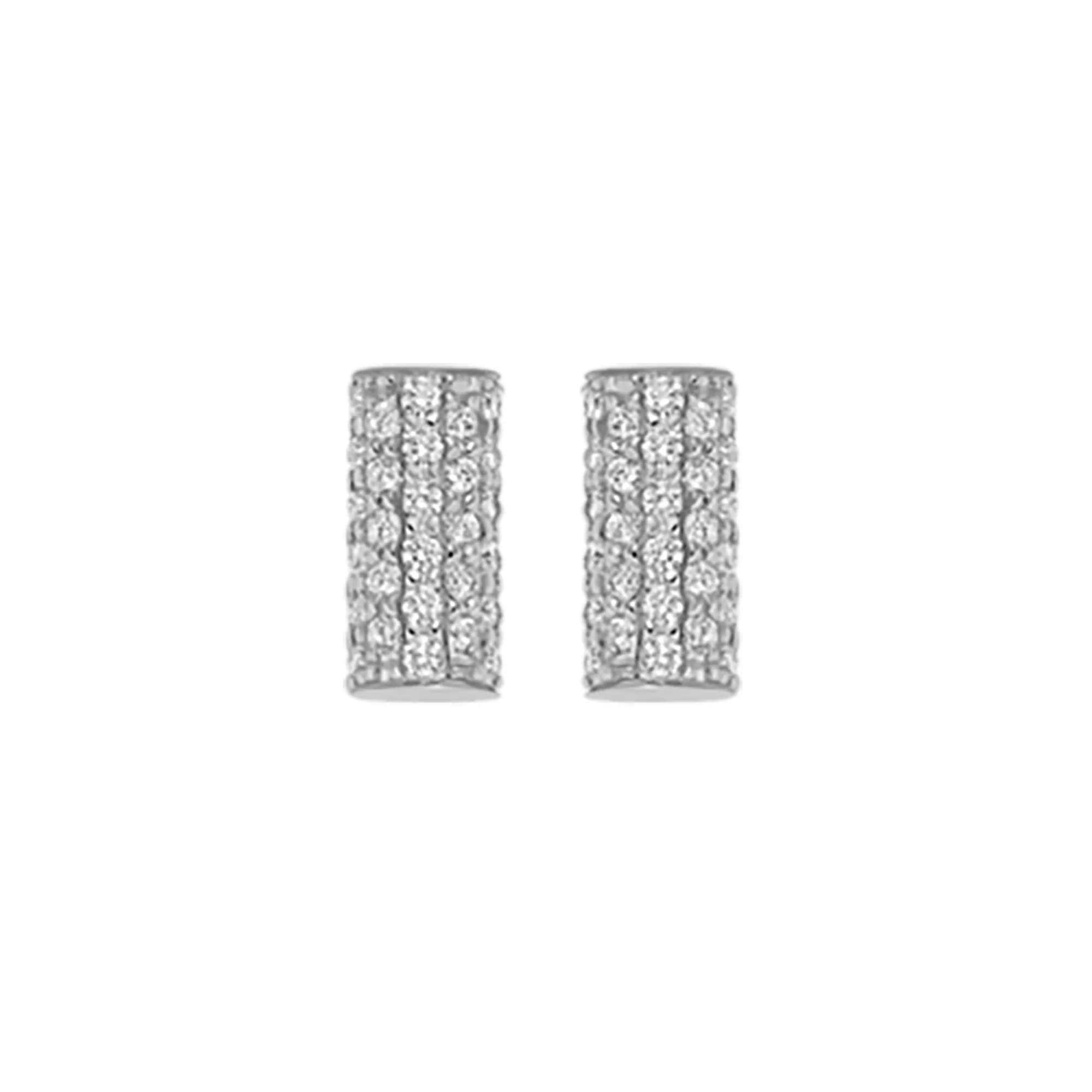 FOPE Aria 18ct White Gold 0.62ct Diamond Set Stud Earrings - Image 2