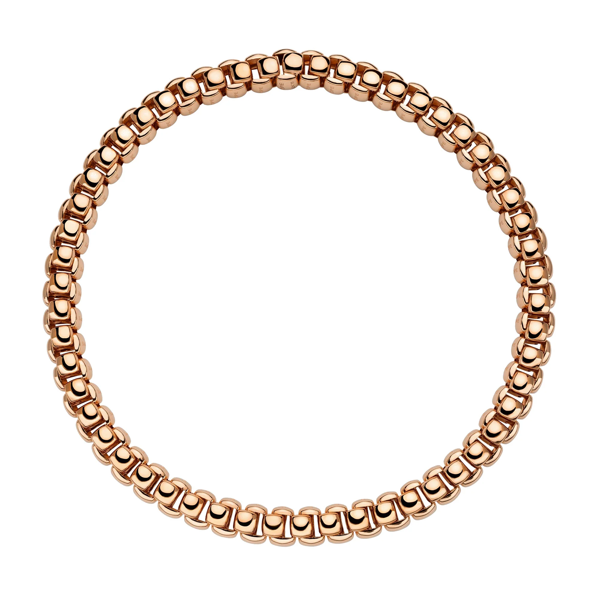 FOPE Flex'it Luna 18ct Rose Gold Necklace 43cm - Image 2