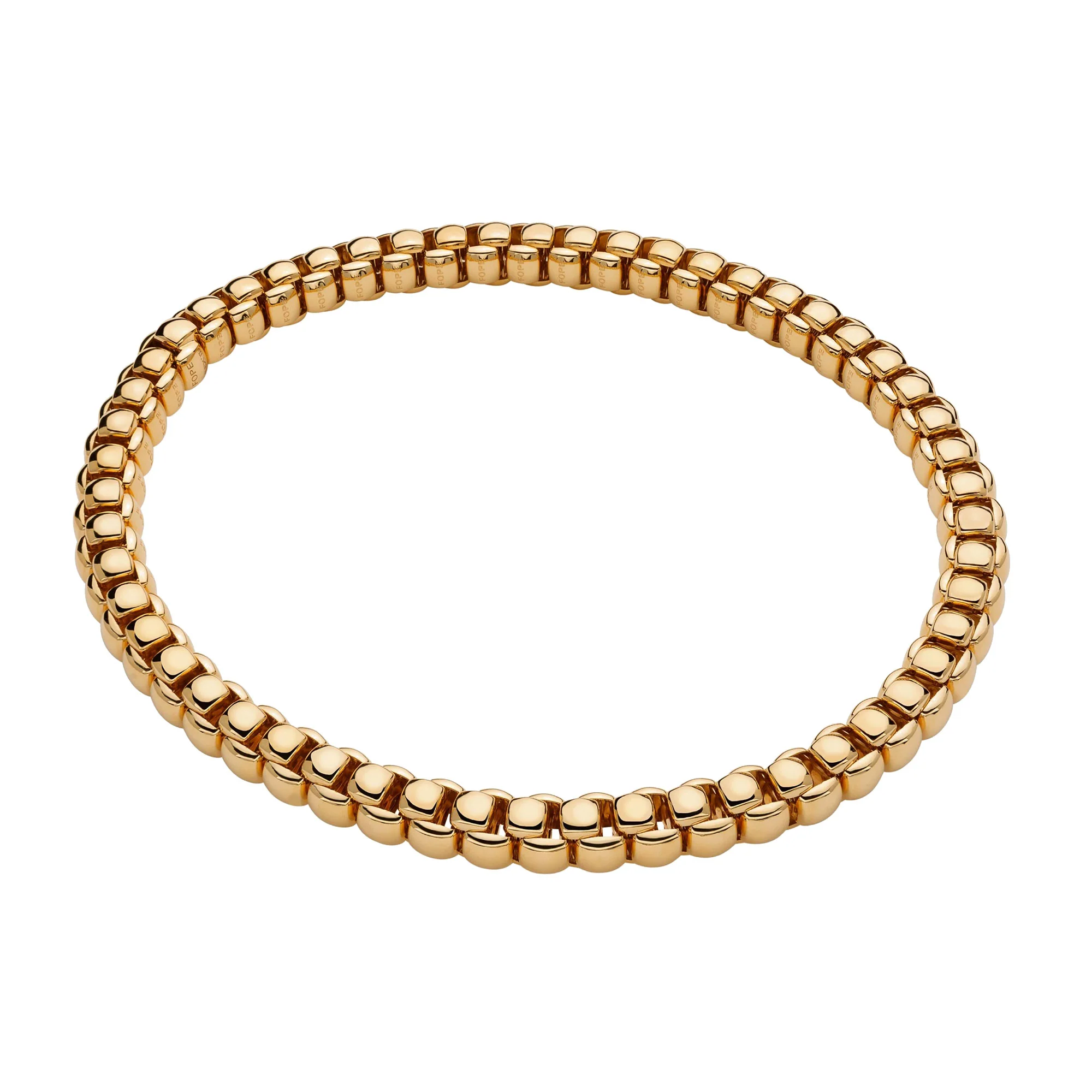 FOPE Flex'it Luna 18ct Yellow Gold Necklace 43cm - Image 2