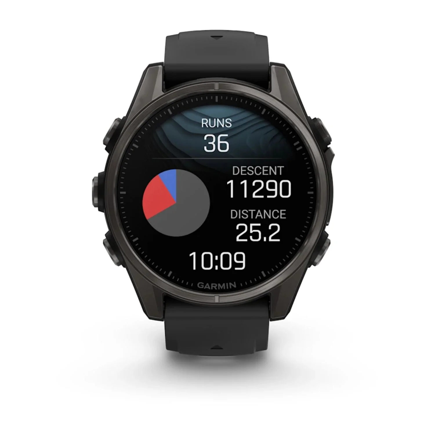 Garmin Fenix 8 43mm AMOLED Sapphire Carbon Grey DLC Pebble Grey Silicone Titanium Watch 010-02903-21 - Image 5