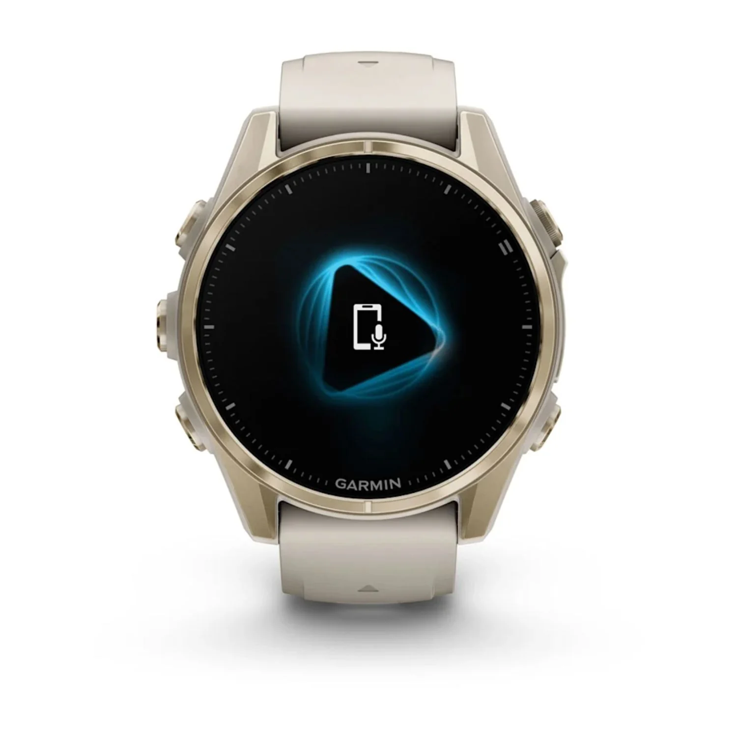 Garmin Fenix 8 43mm AMOLED Sapphire Soft Gold Sandstone Silicone Band Watch 010-02903-11 - Image 3