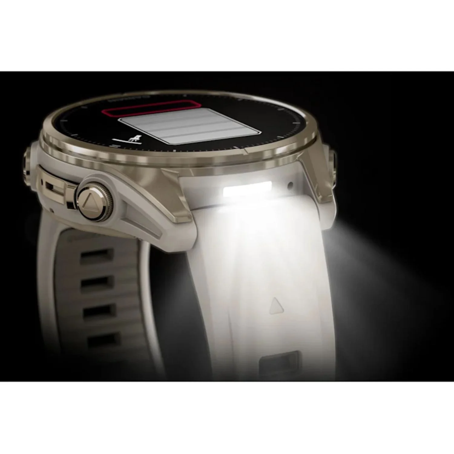 Garmin Fenix 8 43mm AMOLED Sapphire Soft Gold Sandstone Silicone Band Watch 010-02903-11 - Image 7
