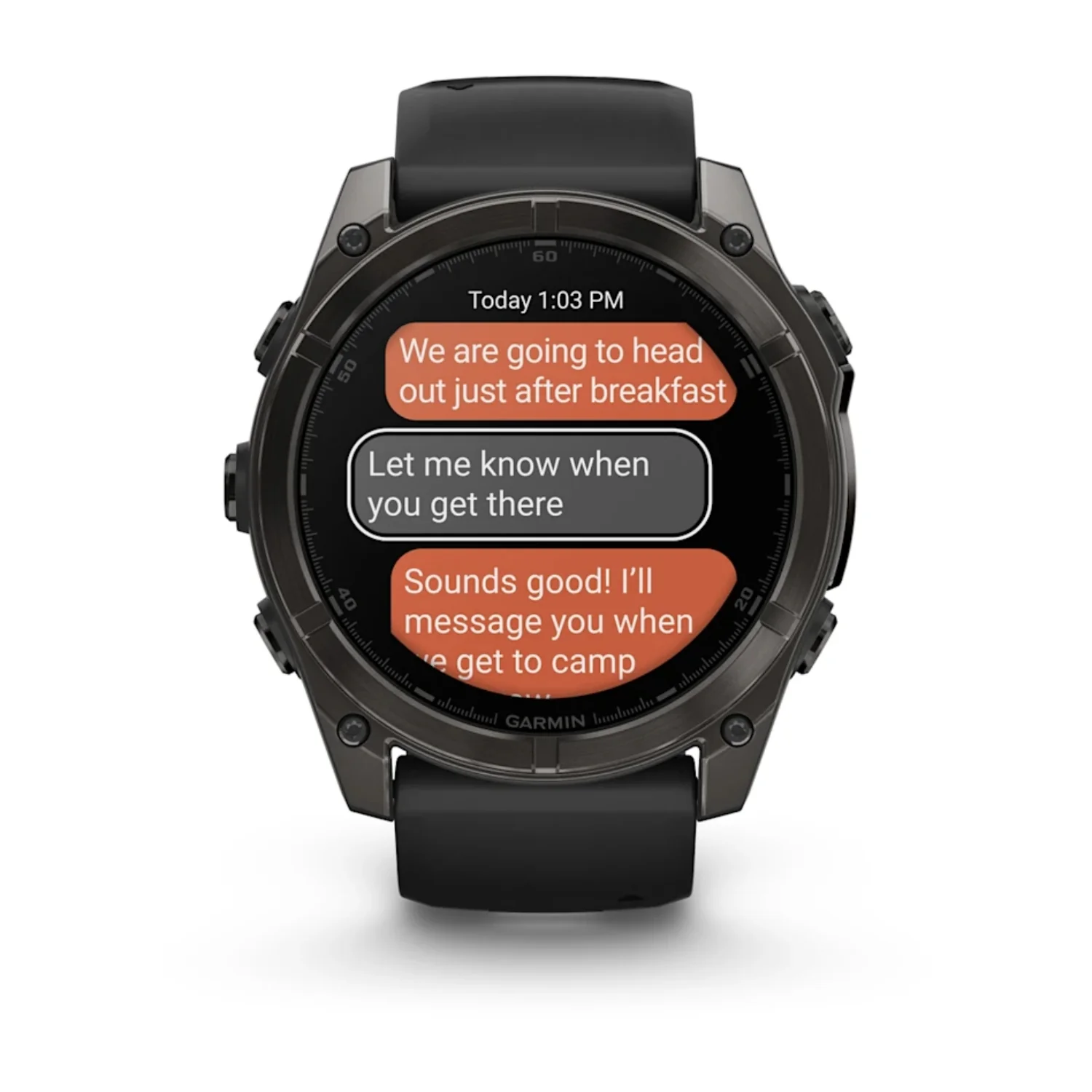 GARMIN Fenix 8 47mm AMOLED Sapphire Carbon Grey Watch 010-02905-21 - Image 2