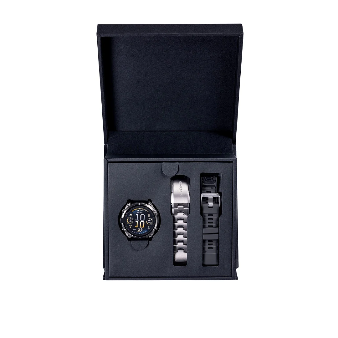 Garmin Fenix 8 47mm AMOLED Sapphire Titanium Vented Bracelet 010-02904-40 - Image 13