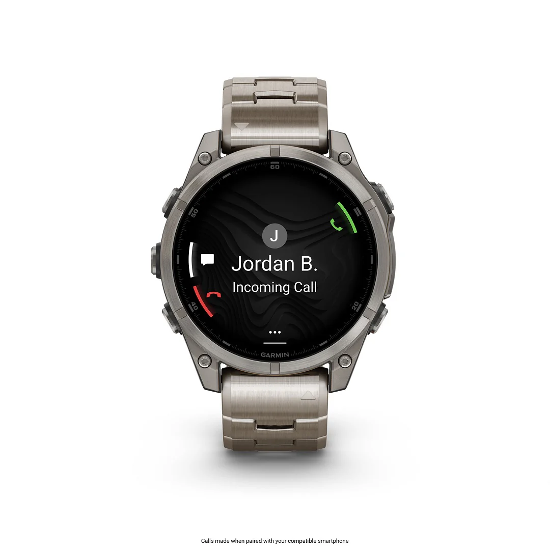 Garmin Fenix 8 47mm AMOLED Sapphire Titanium Vented Bracelet 010-02904-40 - Image 2
