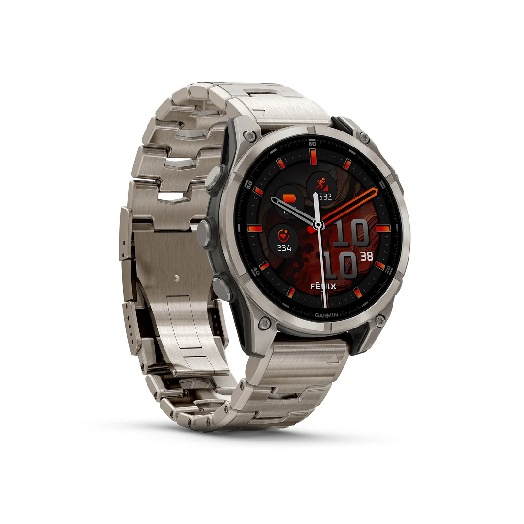 Garmin Fenix 8 47mm AMOLED Sapphire Titanium Vented Bracelet 010-02904-40 - Image 3