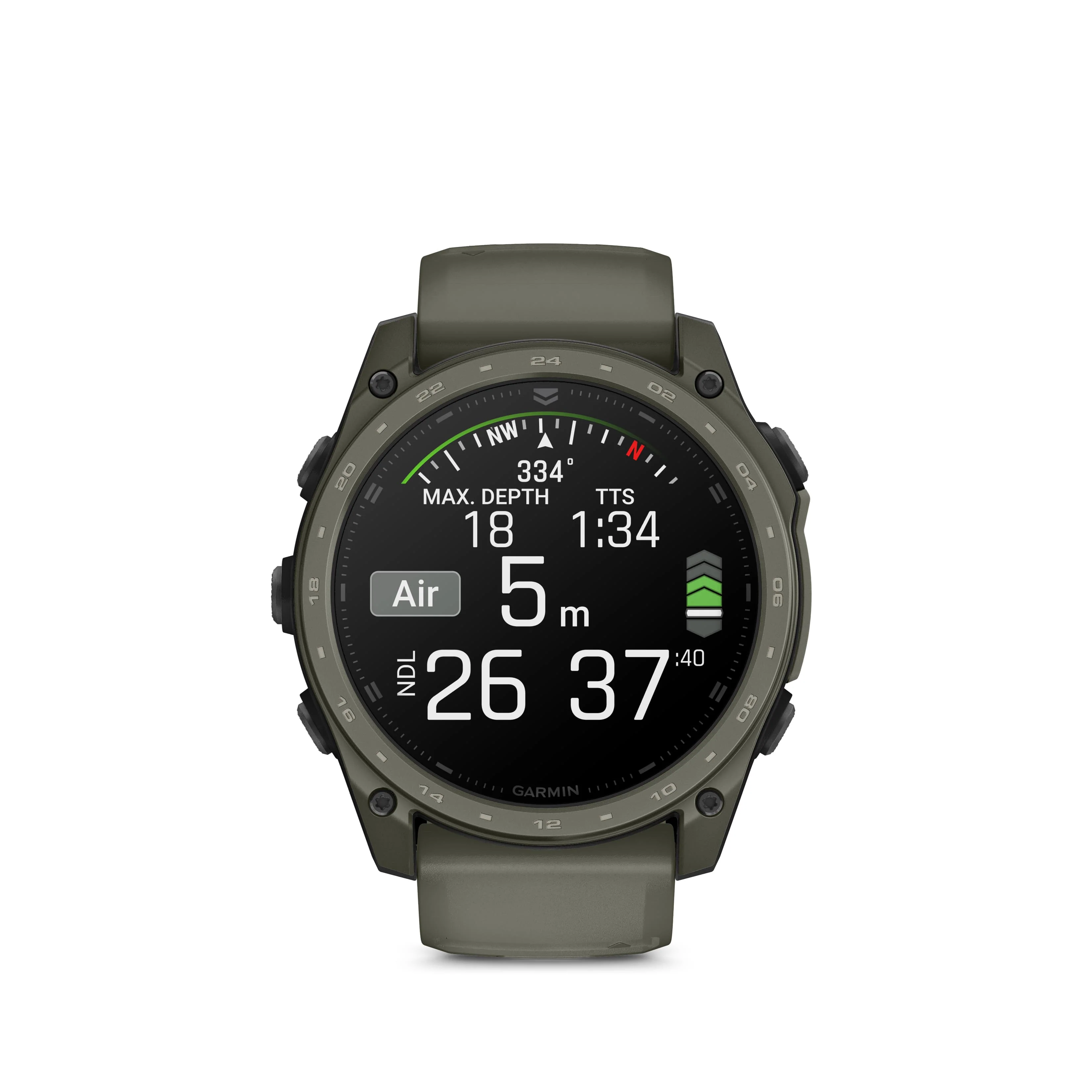 Garmin Tactix® 8 AMOLED Olive Cerakote® Tactical 51mm Smartwatch - Image 6