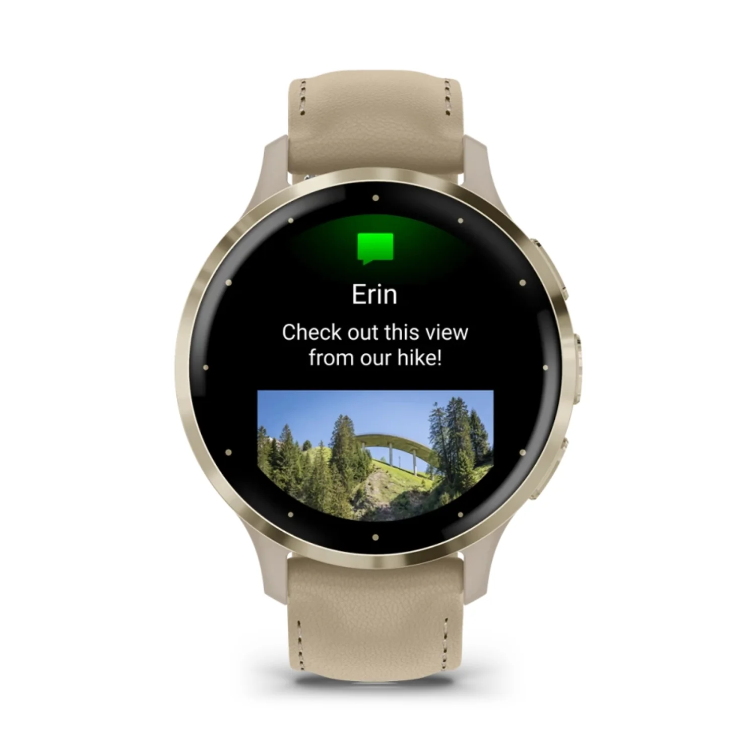 Garmin Venu 3S 41mm Soft Gold Stainless Steel Watch 010-02785-55 - Image 4