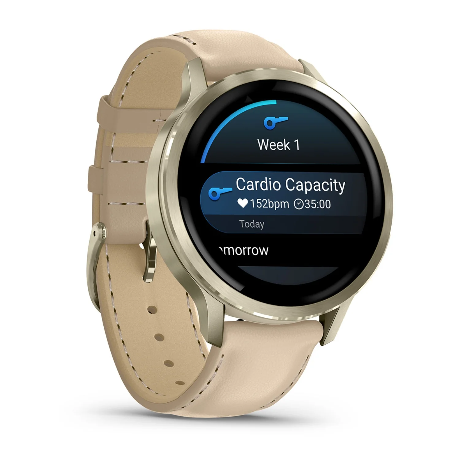 Garmin Venu 4 41mm Lunar Gold Stainless Steel Watch 010-03013-03 - Image 3
