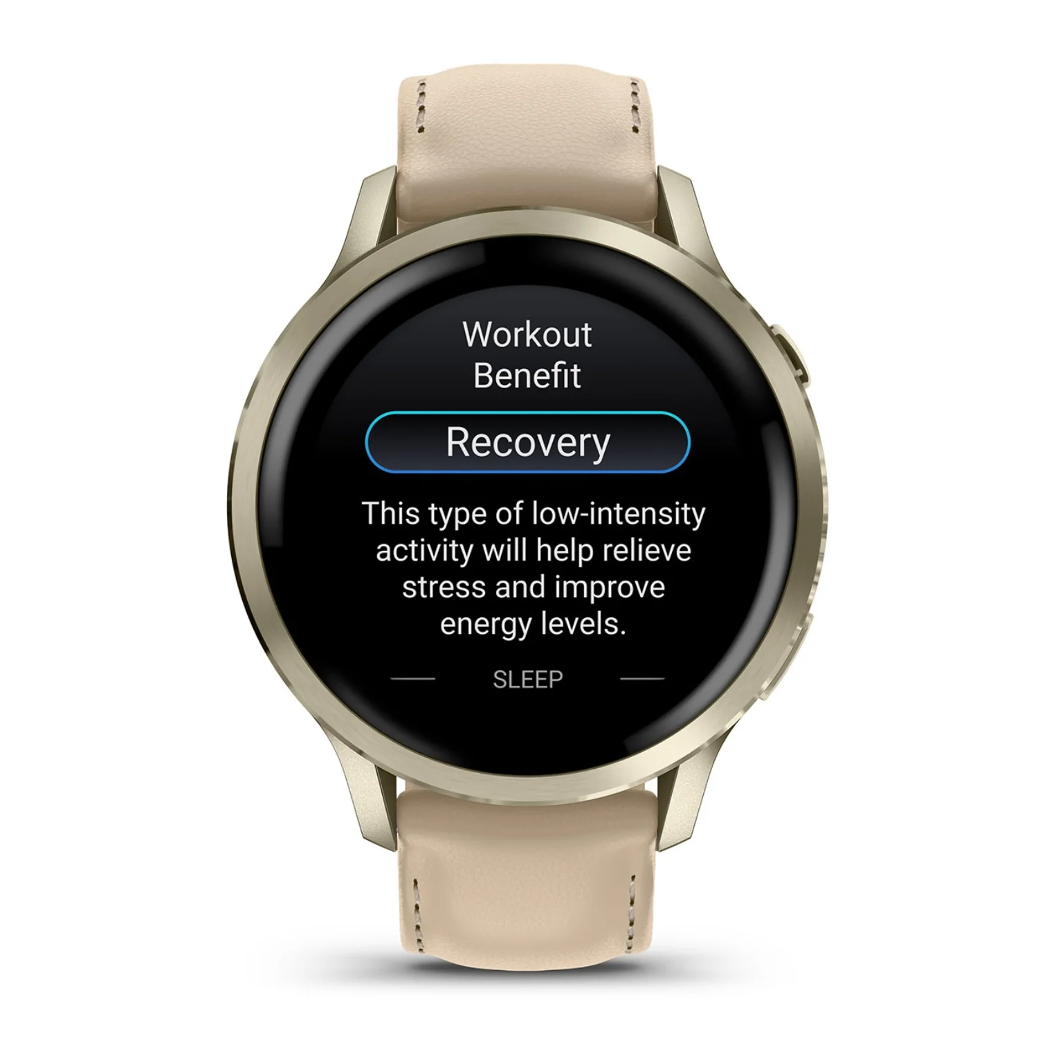 Garmin Venu 4 41mm Lunar Gold Stainless Steel Watch 010-03013-03 - Image 6