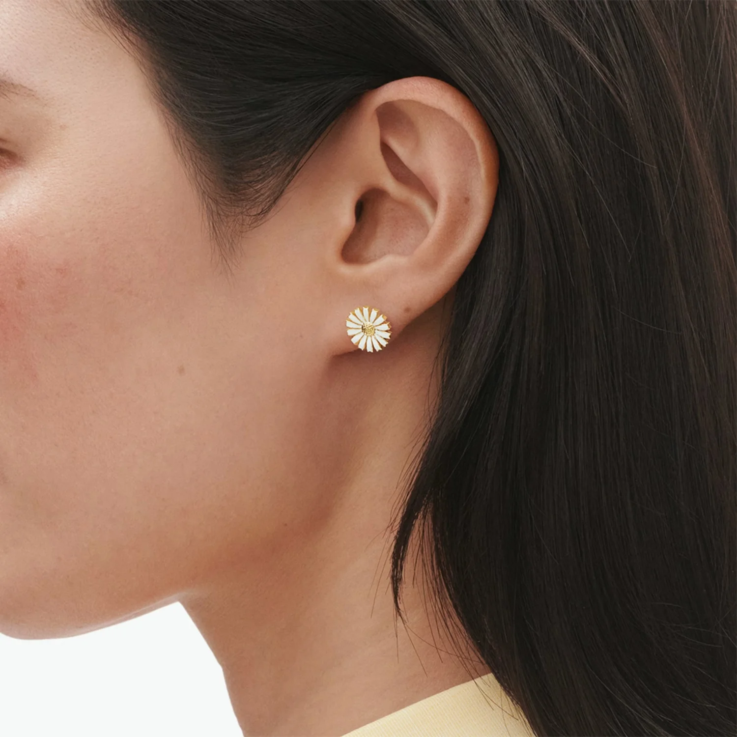 Georg Jensen DAISY 2025 18ct Yellow Gold Plated Sterling Silver Stud Earrings - Image 2