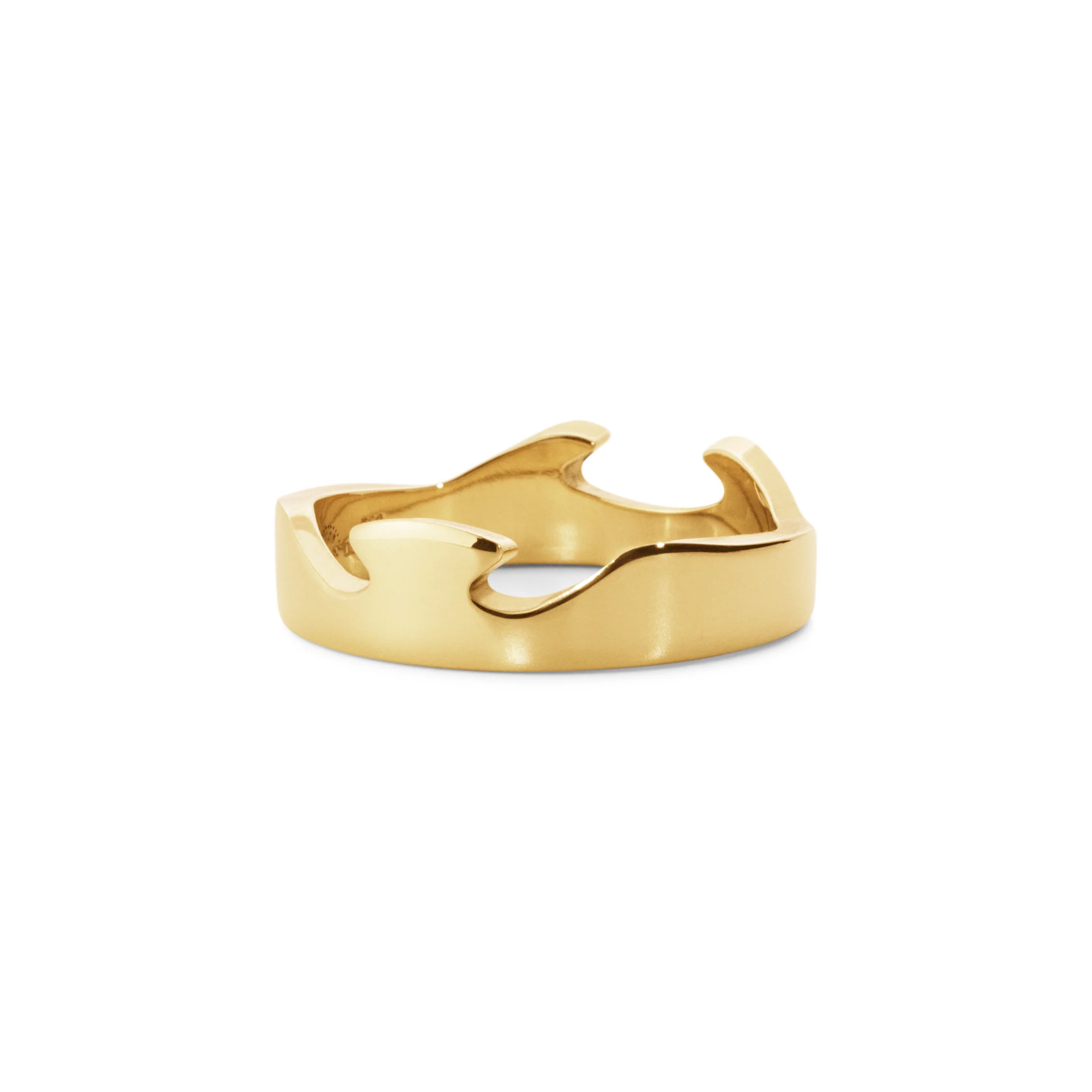 Georg Jensen FUSION 18ct Yellow Gold End Ring Size 56 (O½) - Image 4