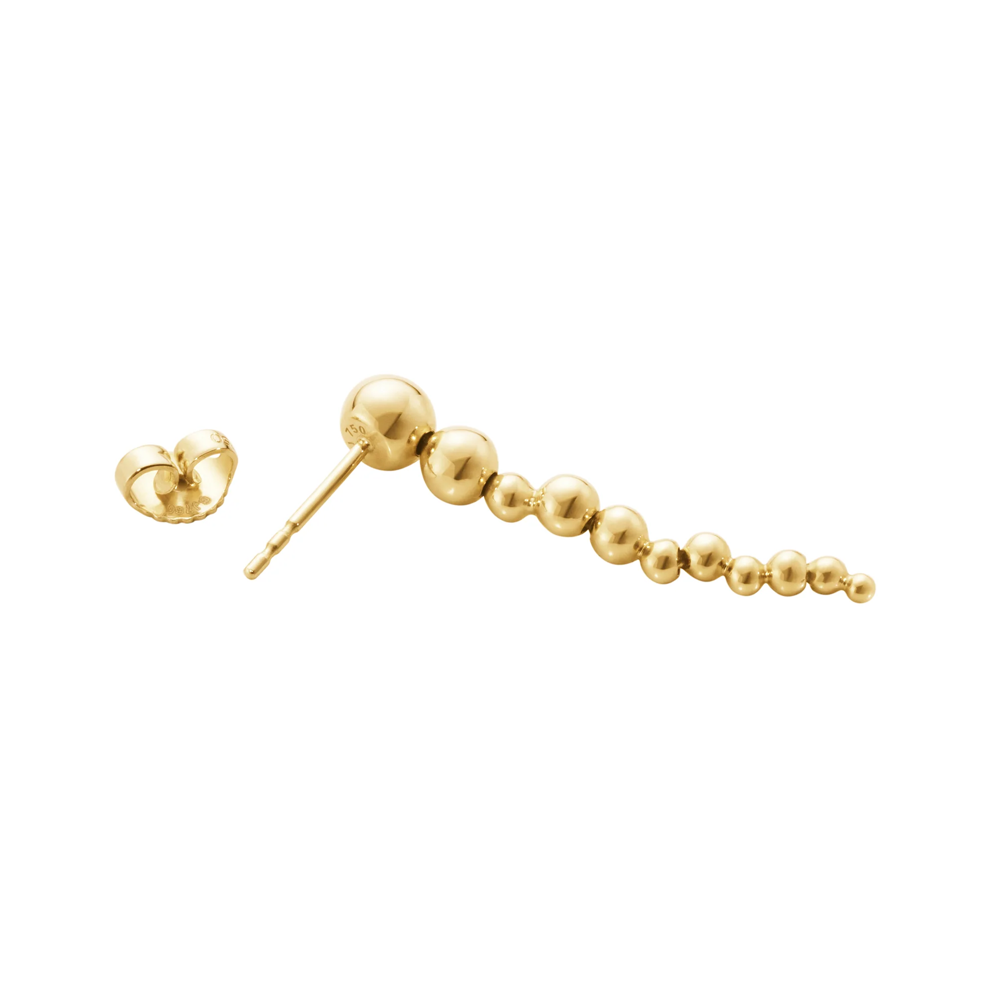 Georg Jensen MOONLIGHT GRAPES 18ct Yellow Gold Long Drop Earrings - Image 2