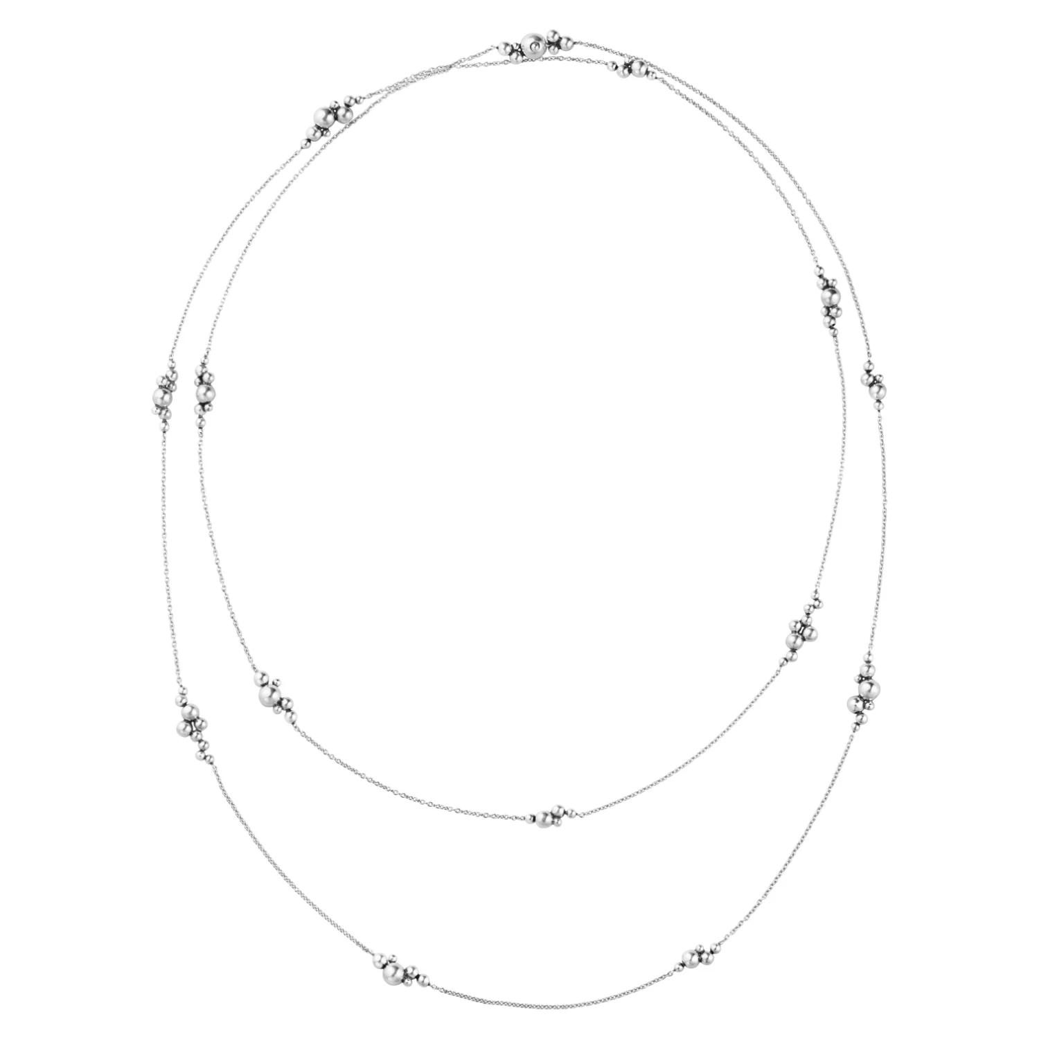 Georg Jensen MOONLIGHT GRAPES Sautoir 120cm Necklace