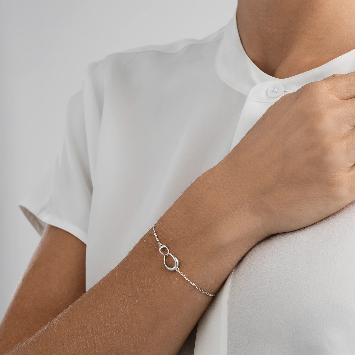 Georg Jensen OFFSPRING Sterling Silver Bracelet - Image 2