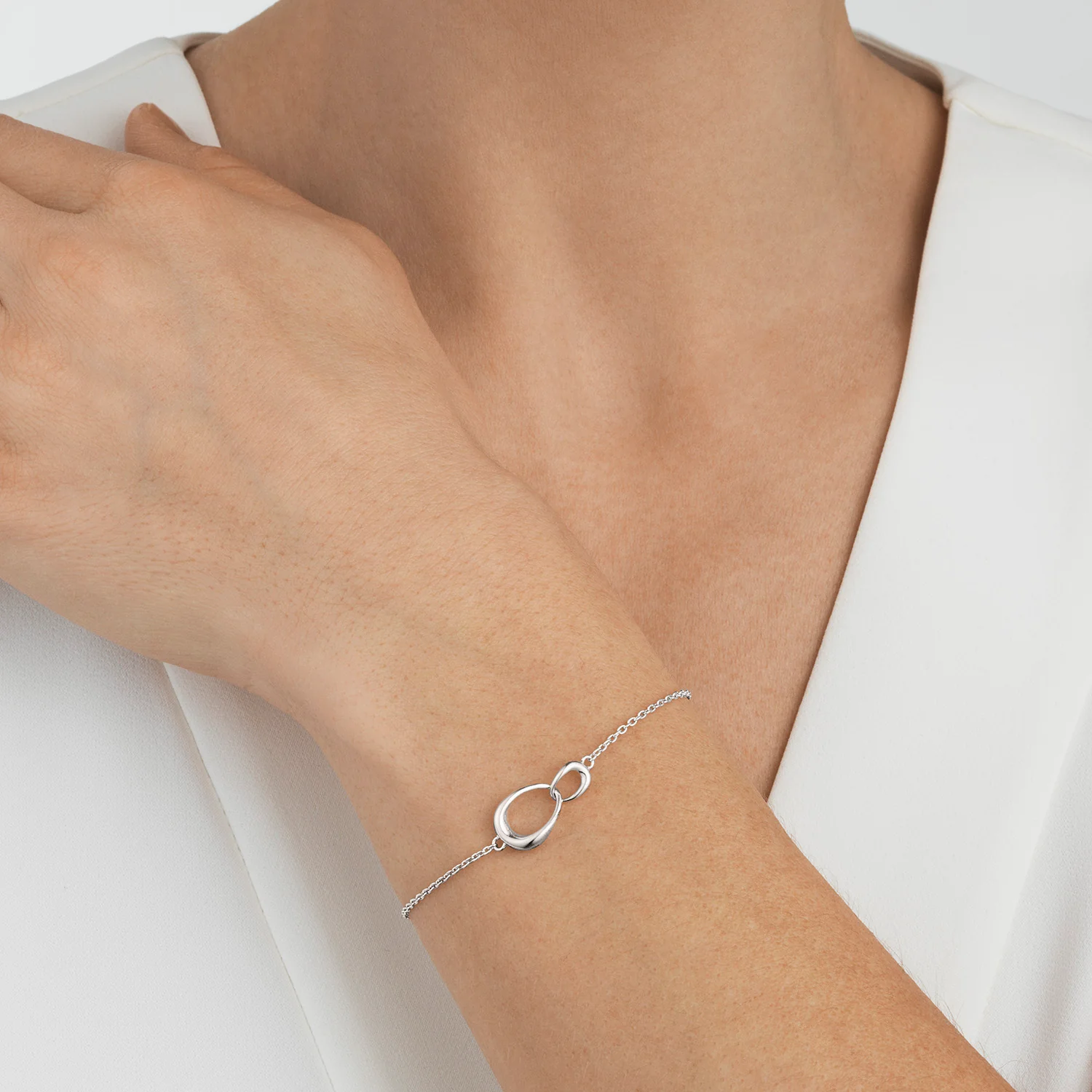 Georg Jensen OFFSPRING Sterling Silver Bracelet - Image 3