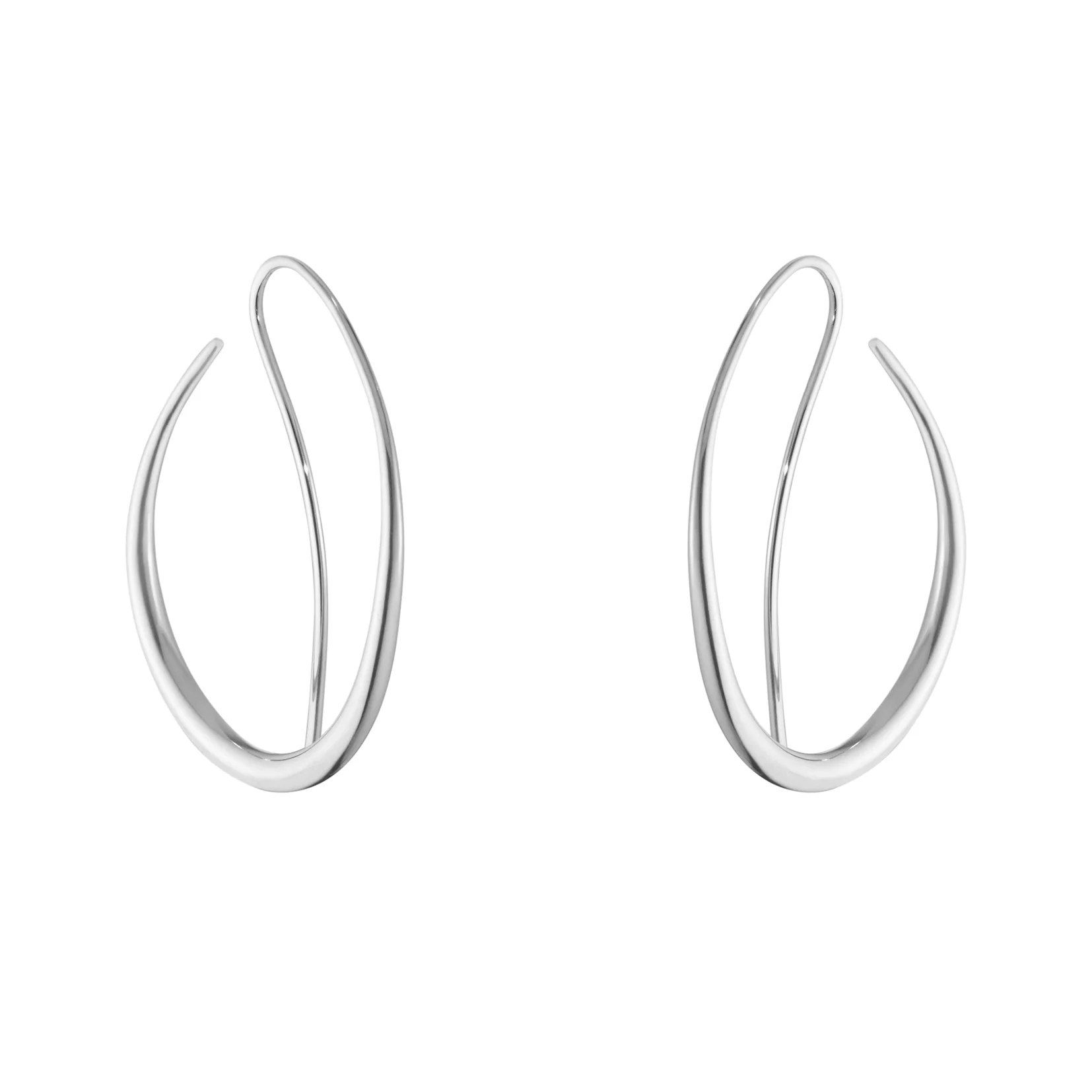 Georg Jensen OFFSPRING Sterling Silver Double Earhoops