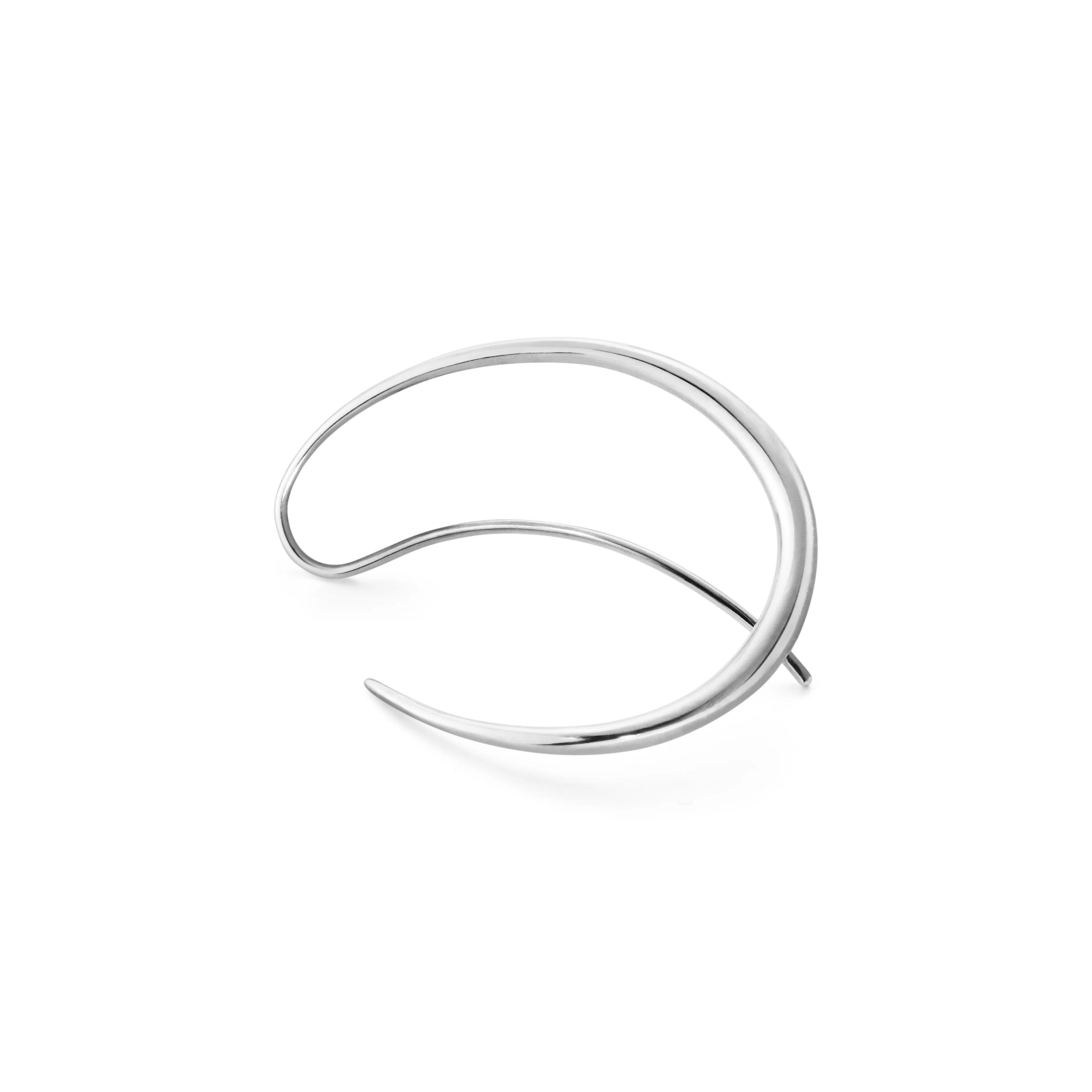 Georg Jensen OFFSPRING Sterling Silver Double Earhoops - Image 2