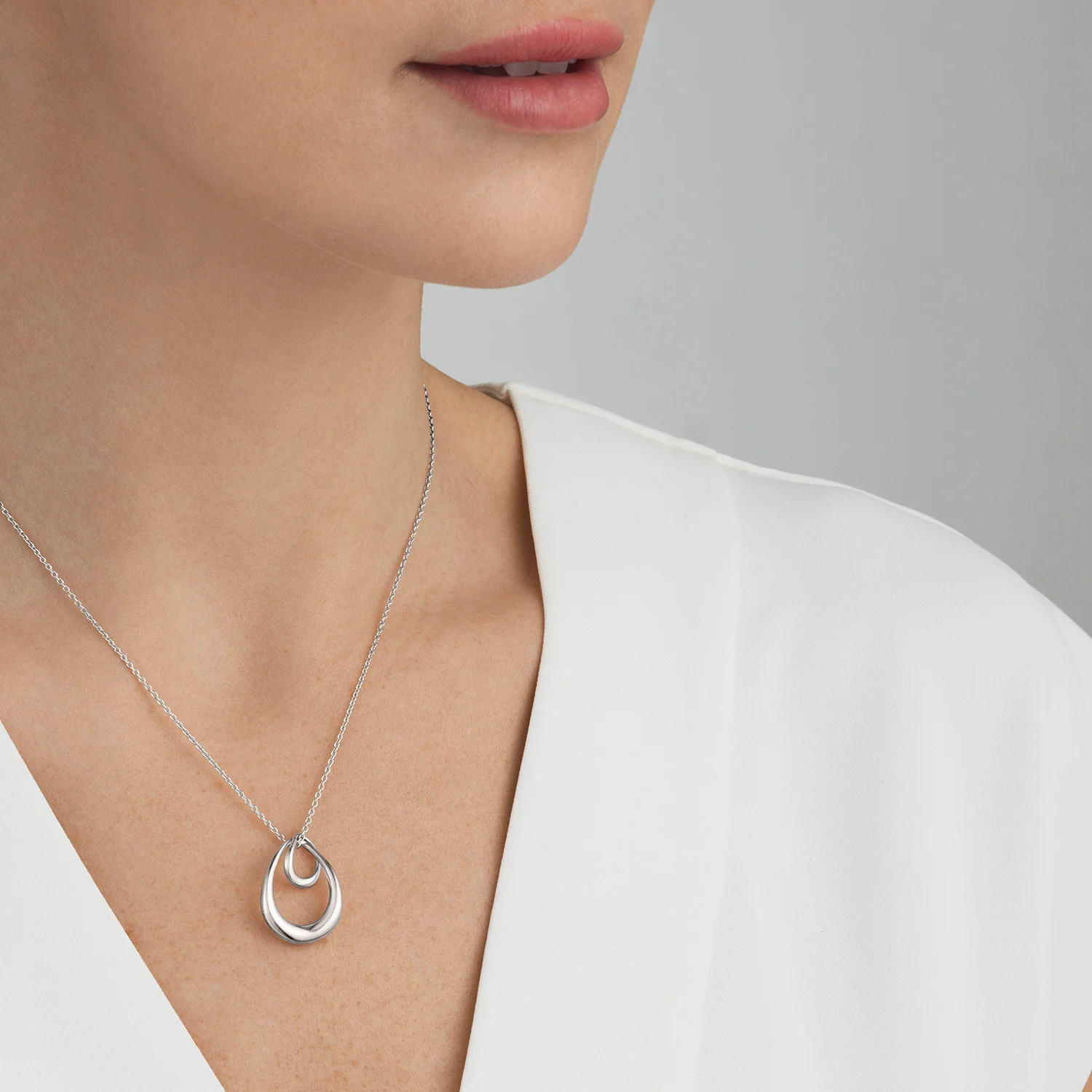 Georg Jensen OFFSPRING Sterling Silver Large Pendant - Image 2
