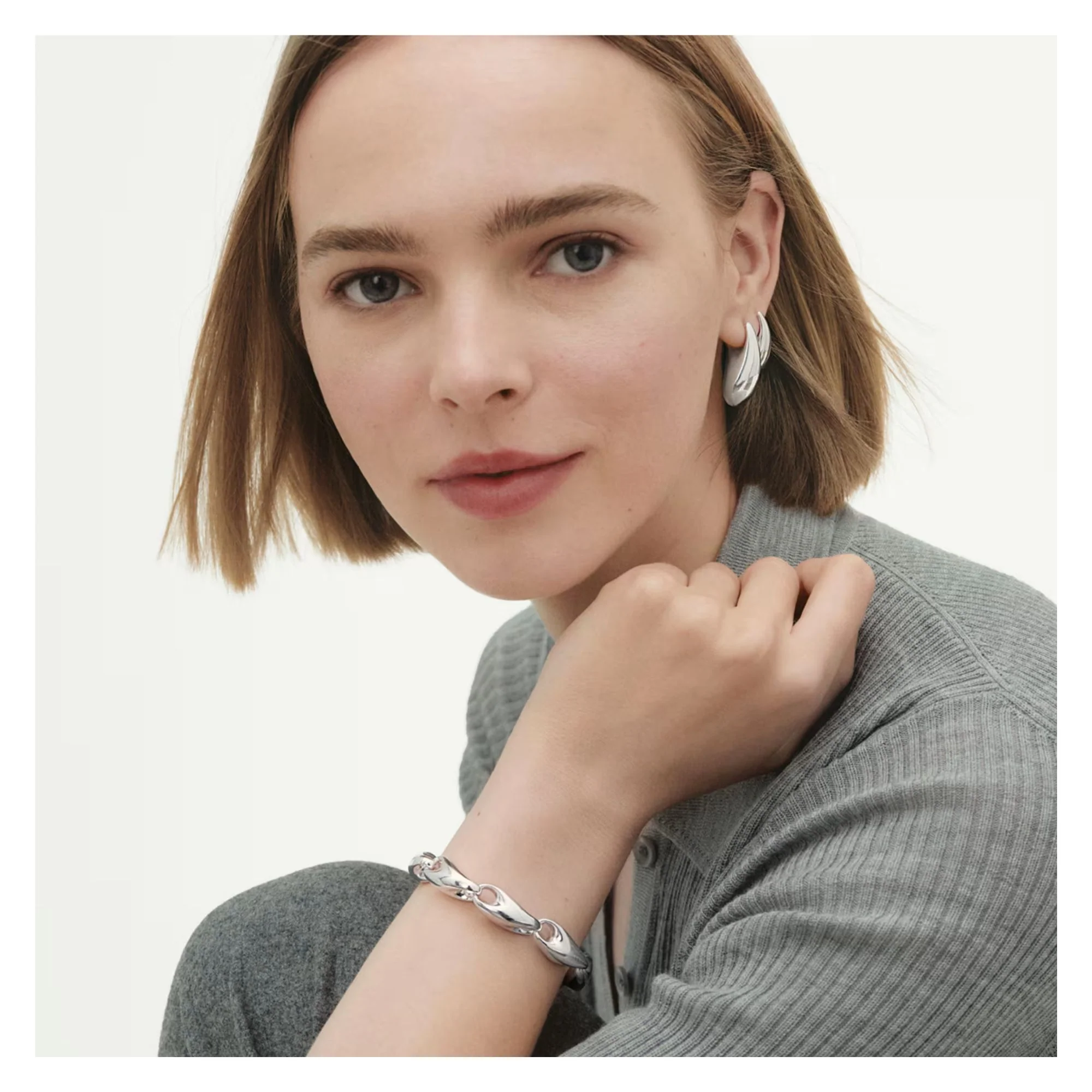 Georg Jensen REFLECT Earring Small - Single (Left) - Image 2