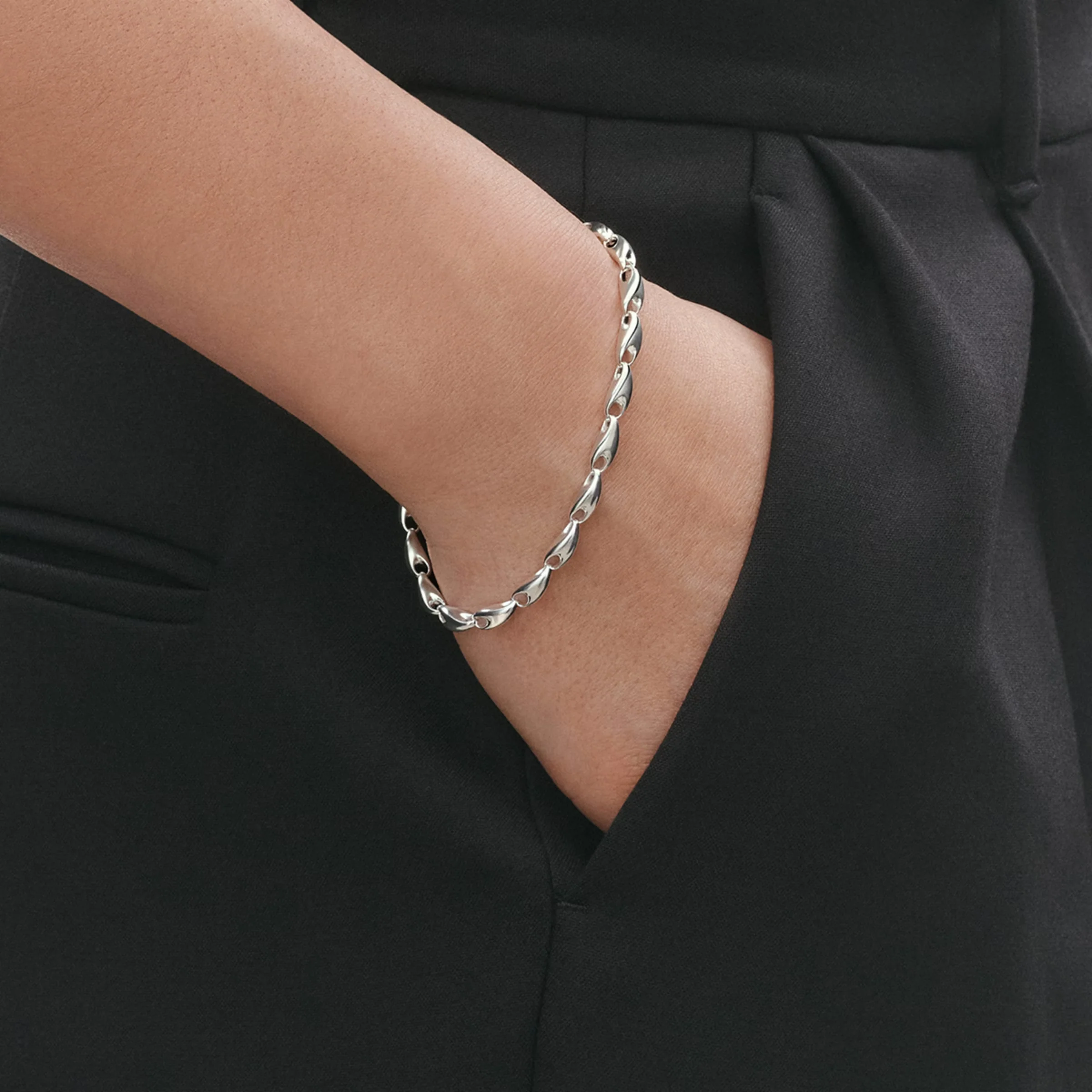 Georg Jensen Reflect Silver Bracelet - Image 2