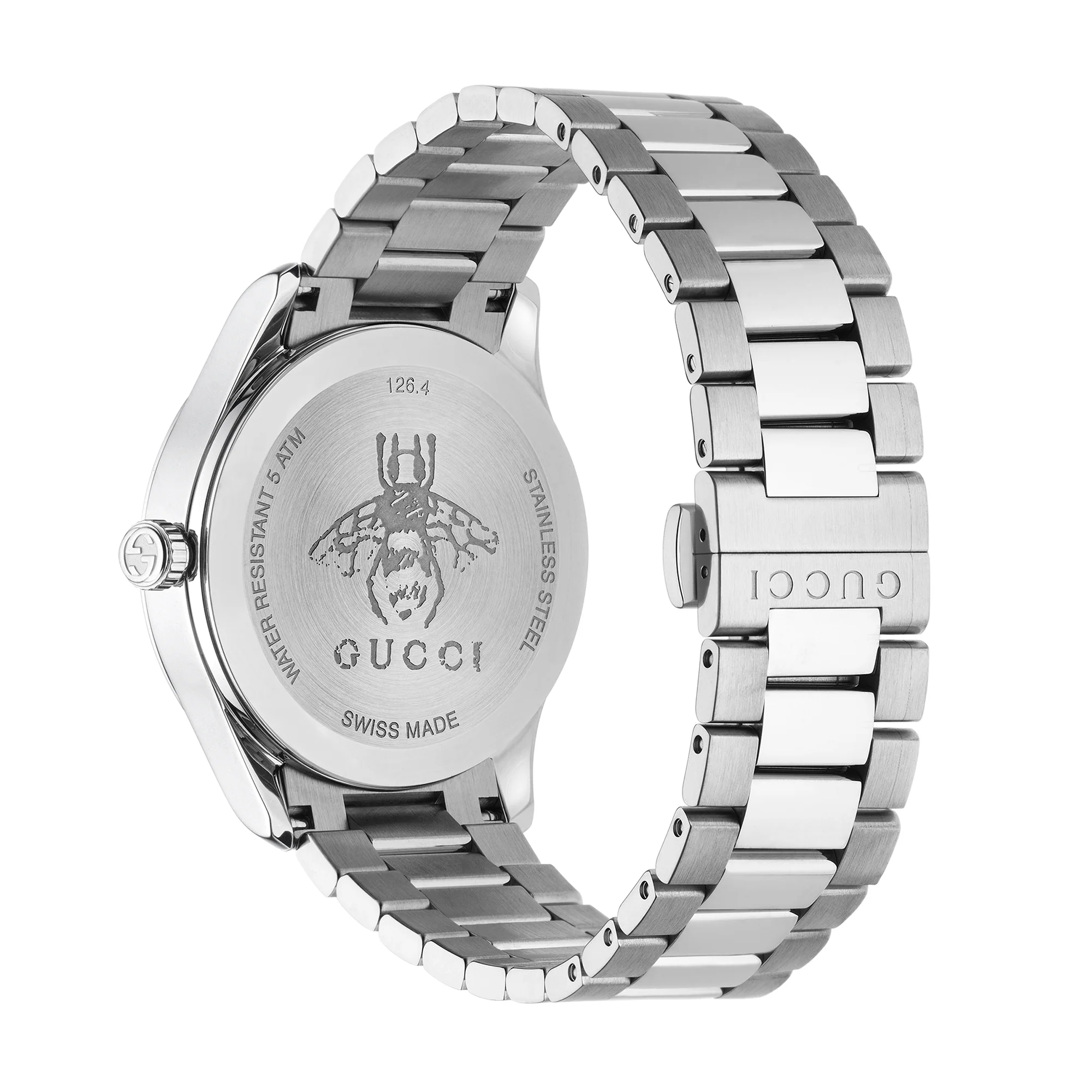 Gucci G-Timeless 38mm Guilloche Signature Quartz Watch YA1264029A - Image 2