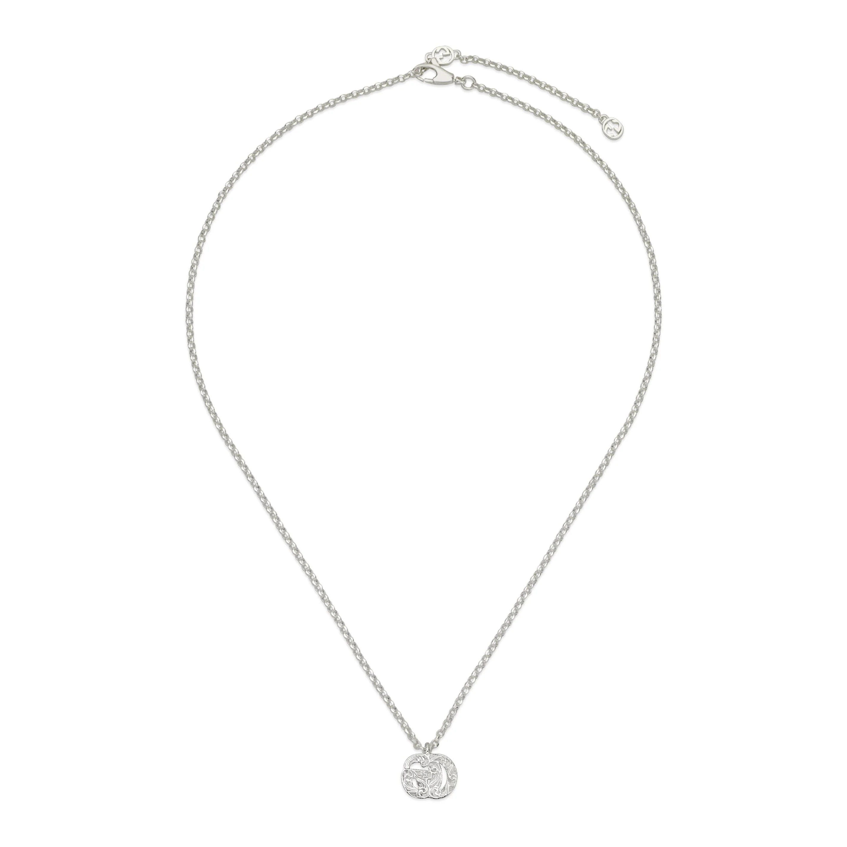 Gucci GG Marmont Silver Necklace 38-42mm - Image 2