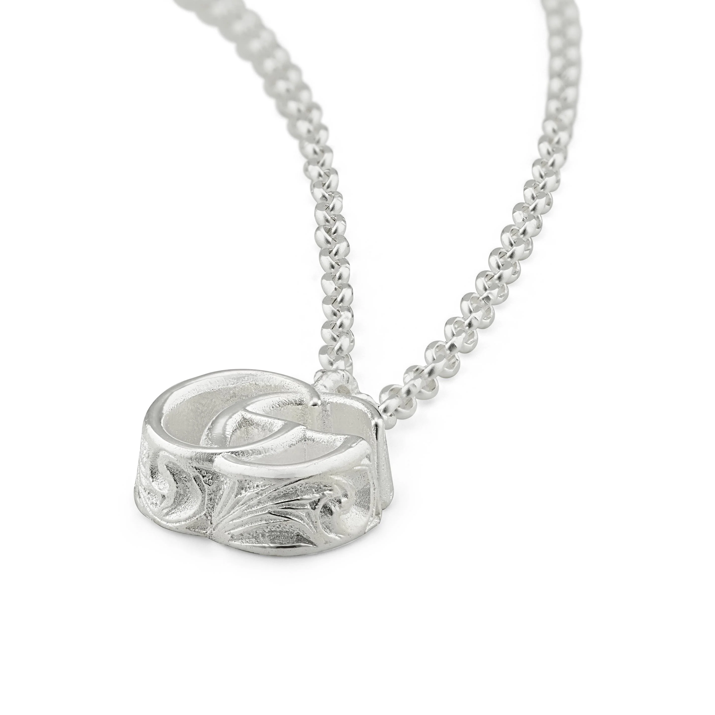 Gucci GG Marmont Silver Necklace 38-42mm - Image 3