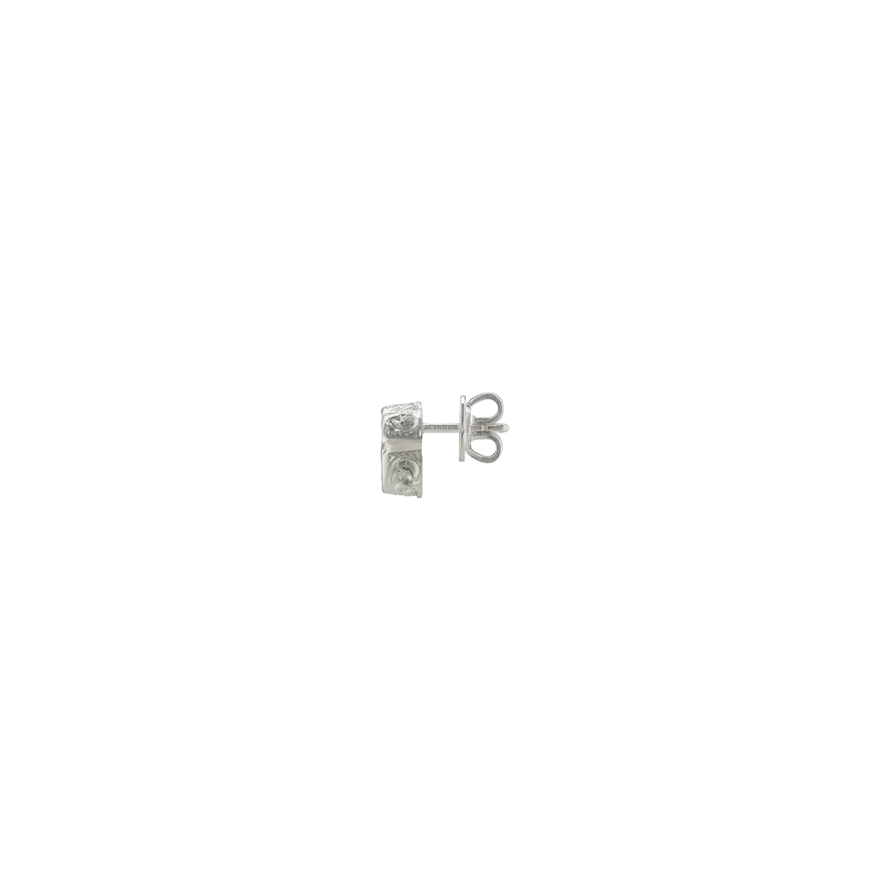 Gucci GG Marmont Silver Stud Earrings - Image 2