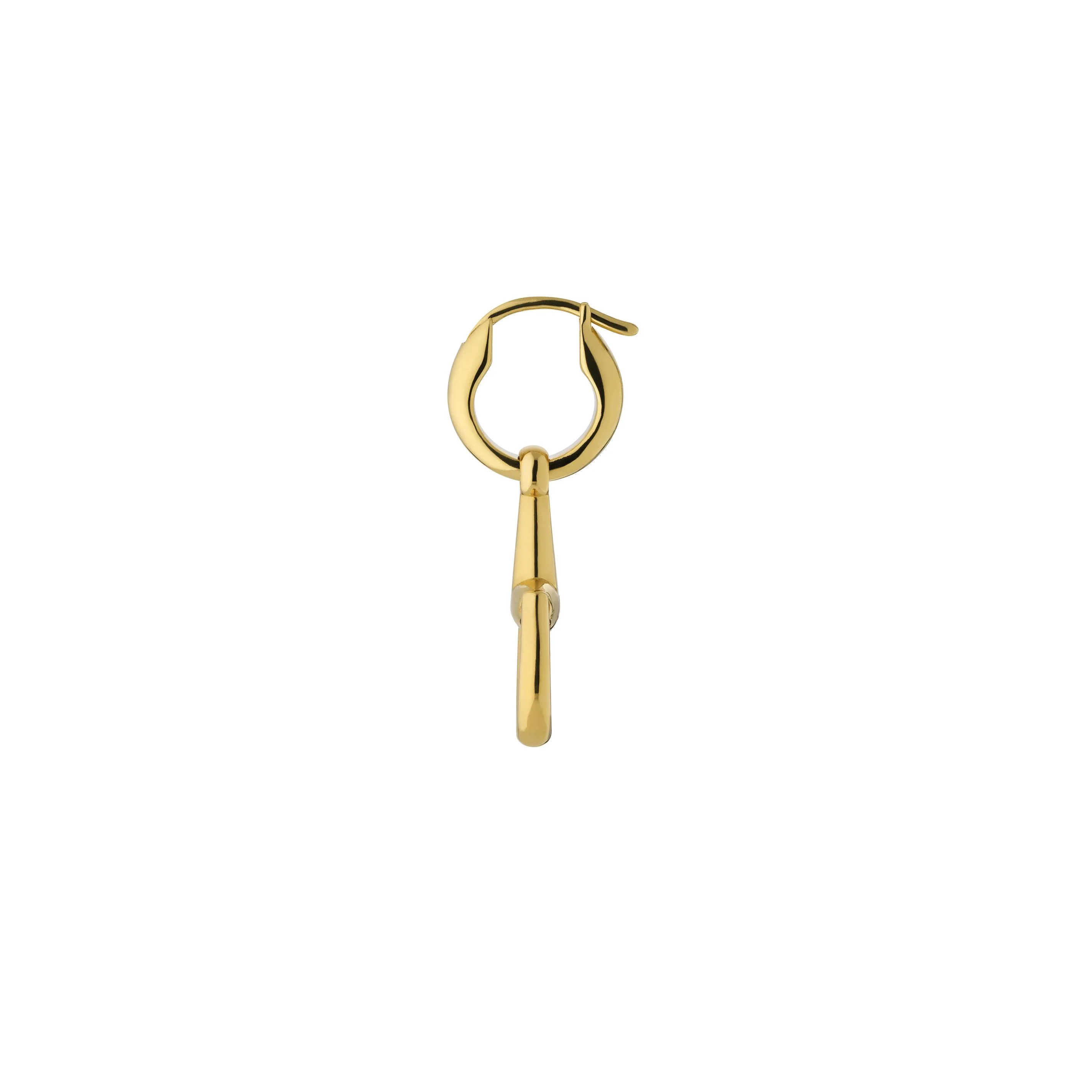 Gucci Horsebit 18ct Yellow Gold Drop Earrings - Image 2