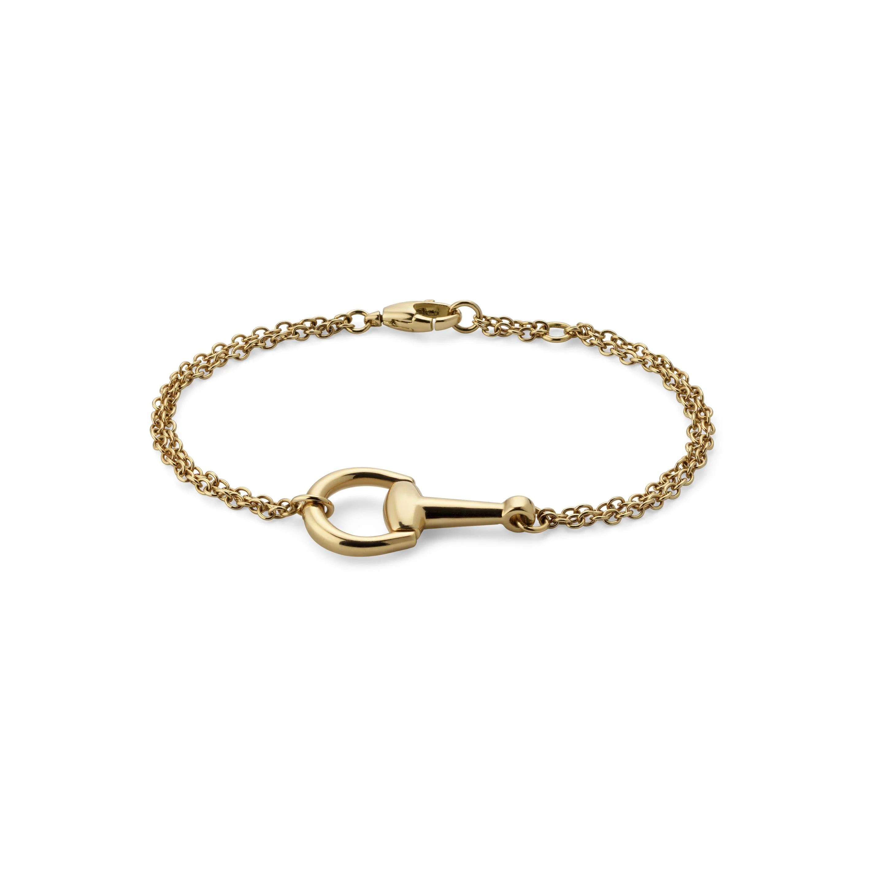 Gucci Horsebit 18ct Yellow Gold Medium Bracelet