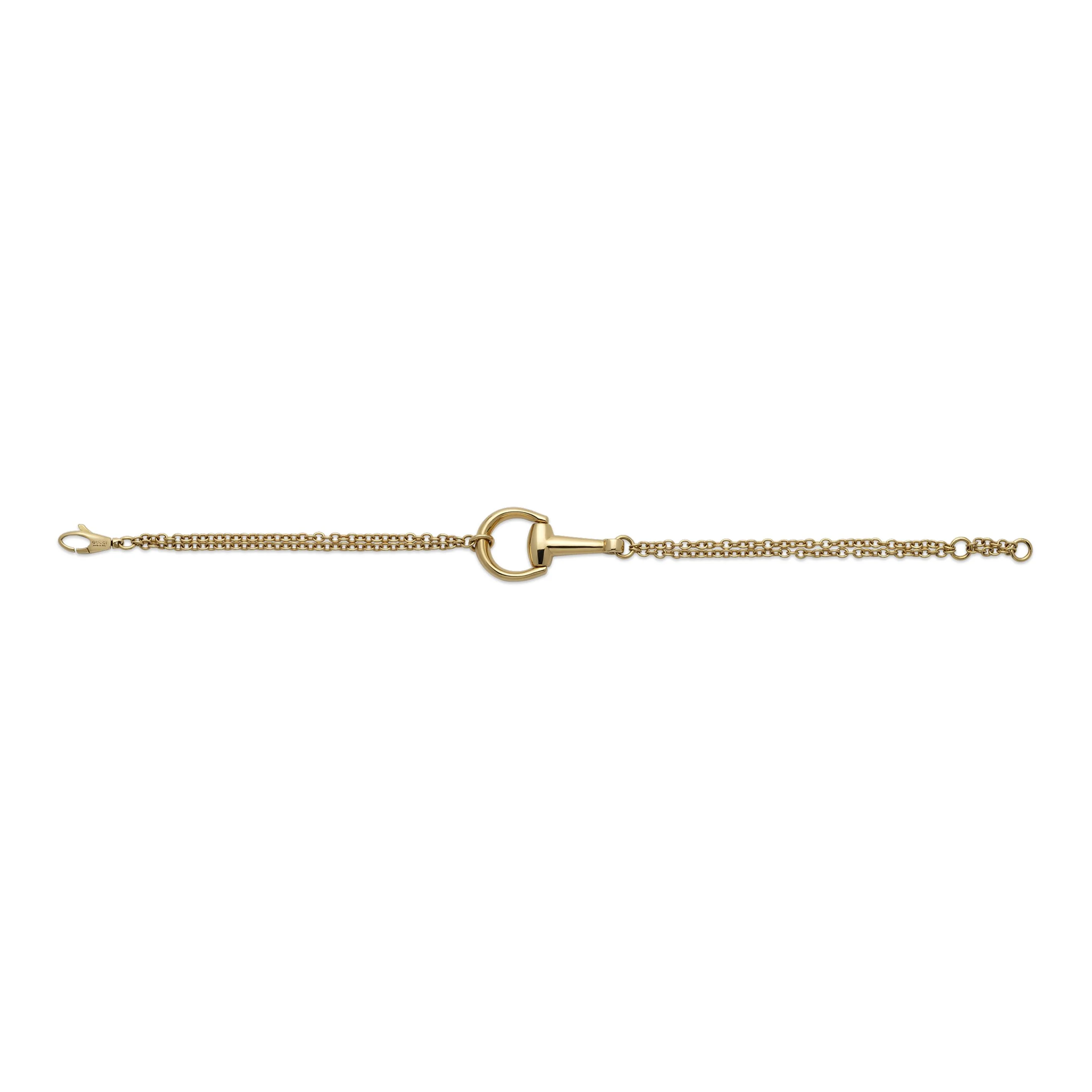 Gucci Horsebit 18ct Yellow Gold Medium Bracelet - Image 2