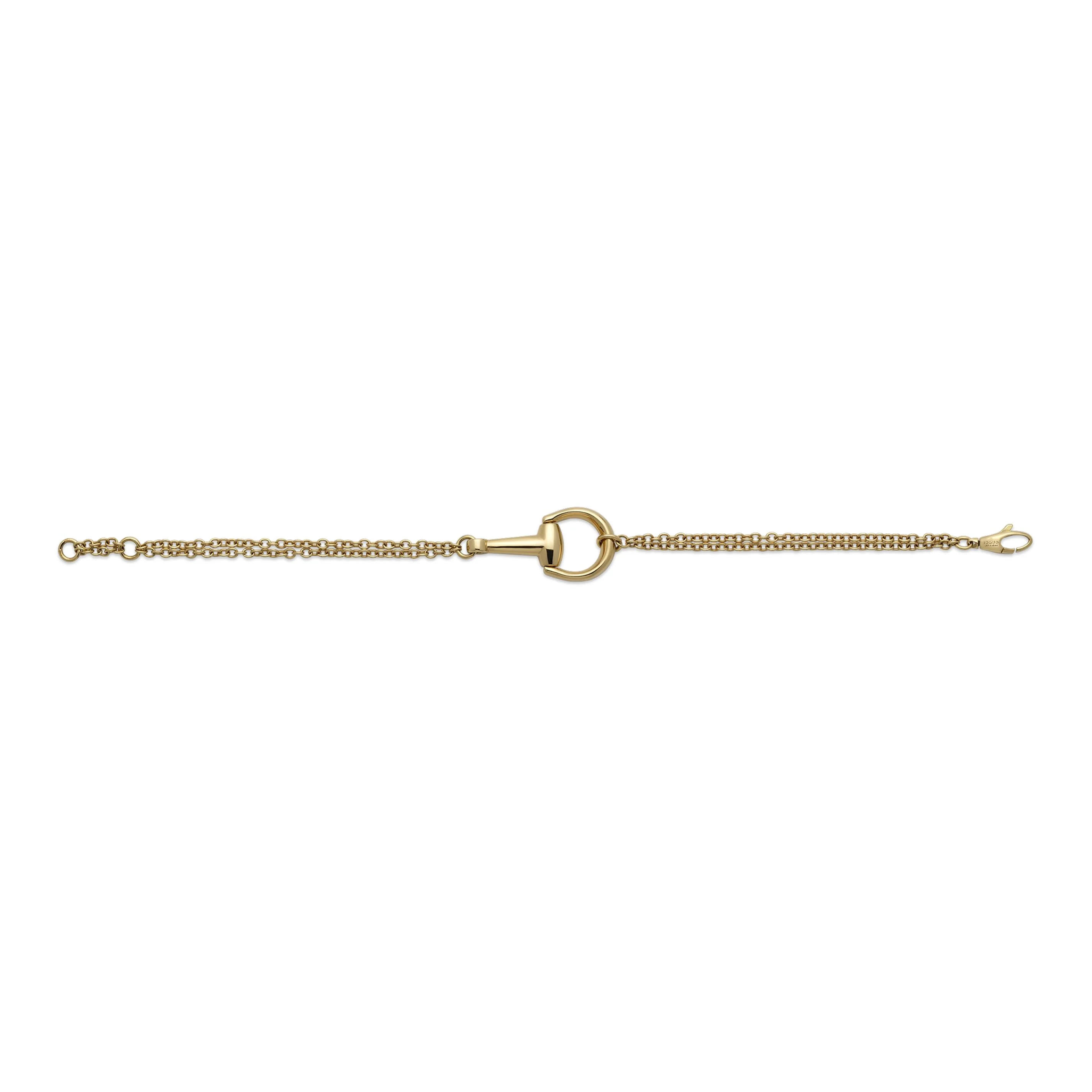 Gucci Horsebit 18ct Yellow Gold Medium Bracelet - Image 3
