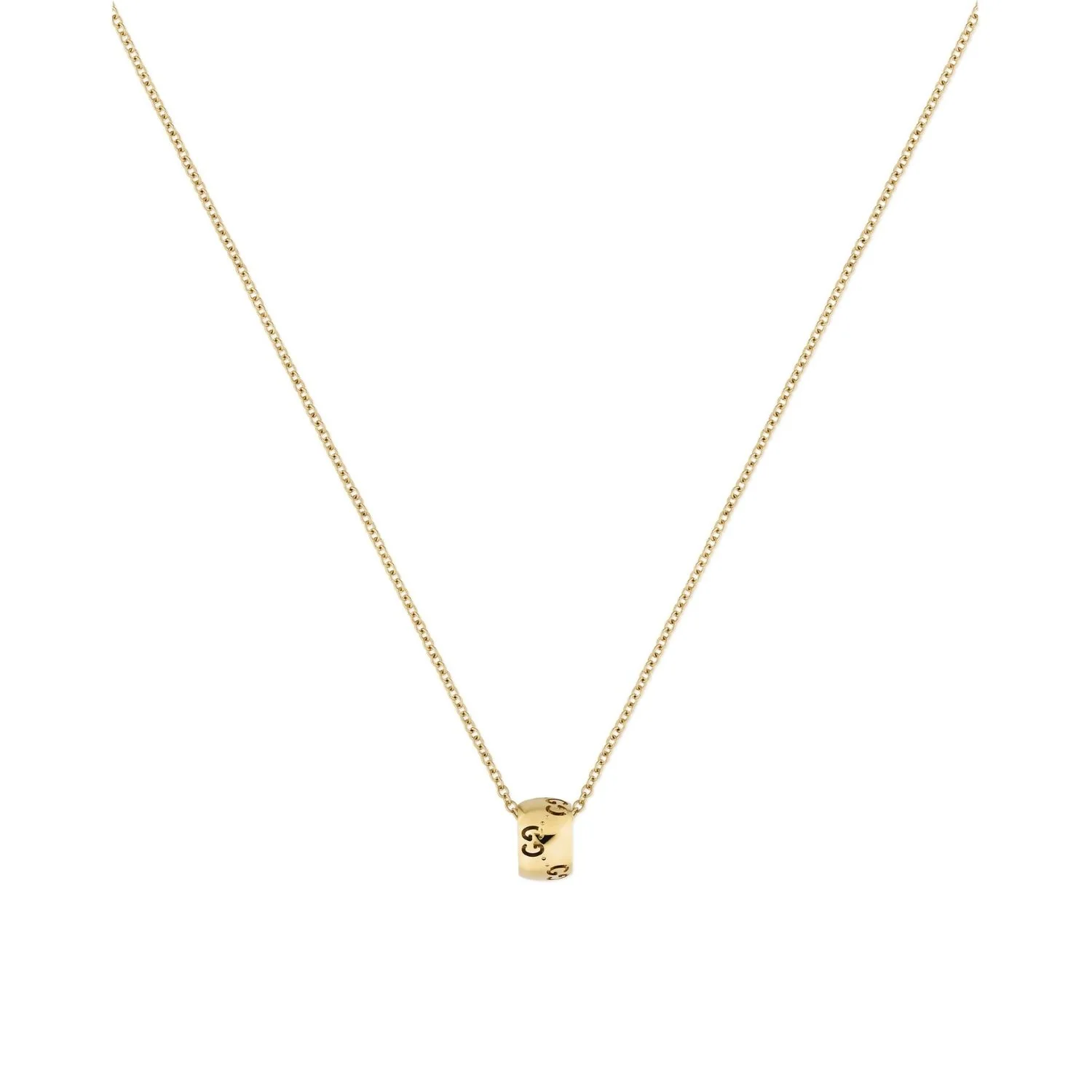 Gucci Icon 18ct Yellow Gold GG Necklace - Image 2