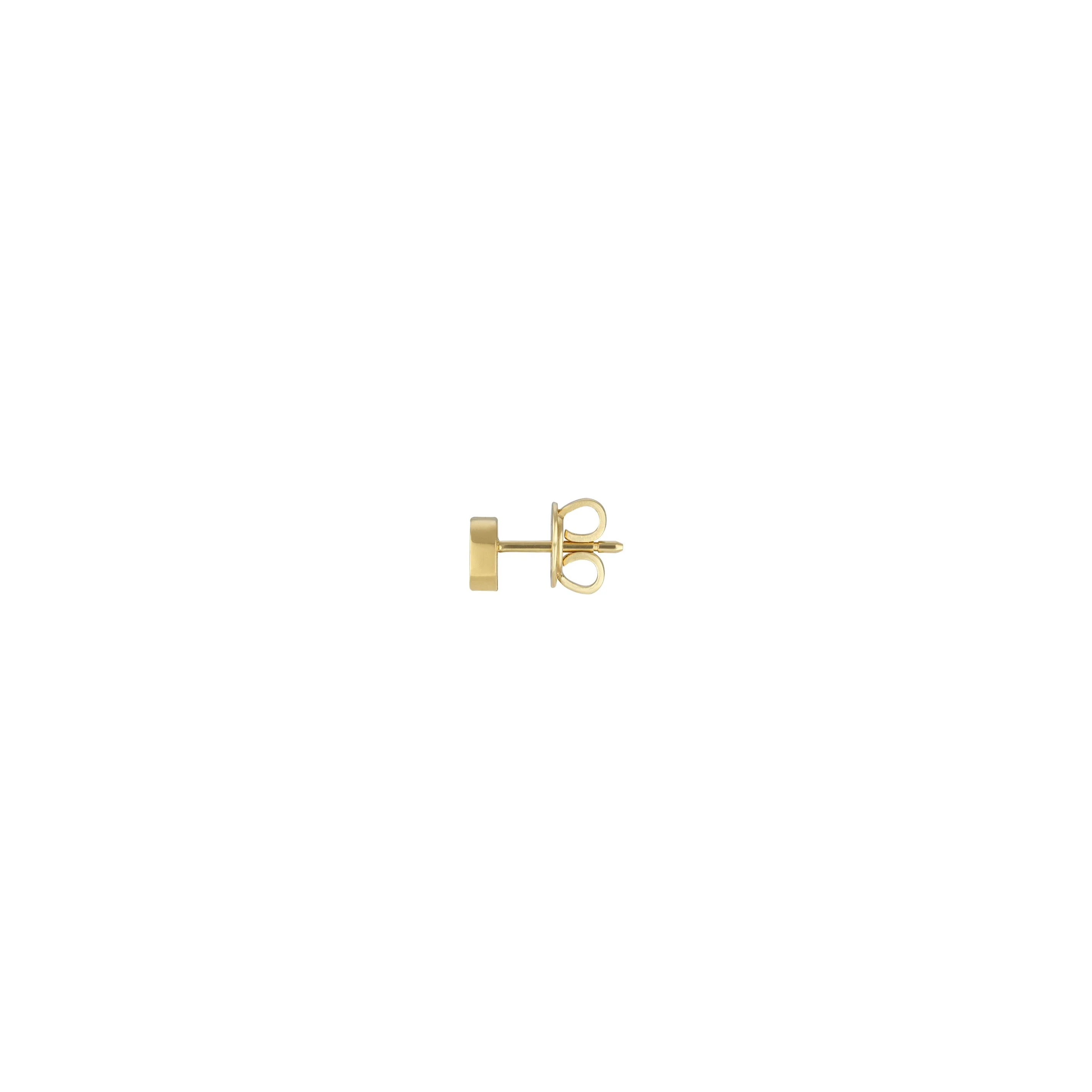 Gucci Interlocking G 18ct Yellow Gold Stud Earrings - Image 2