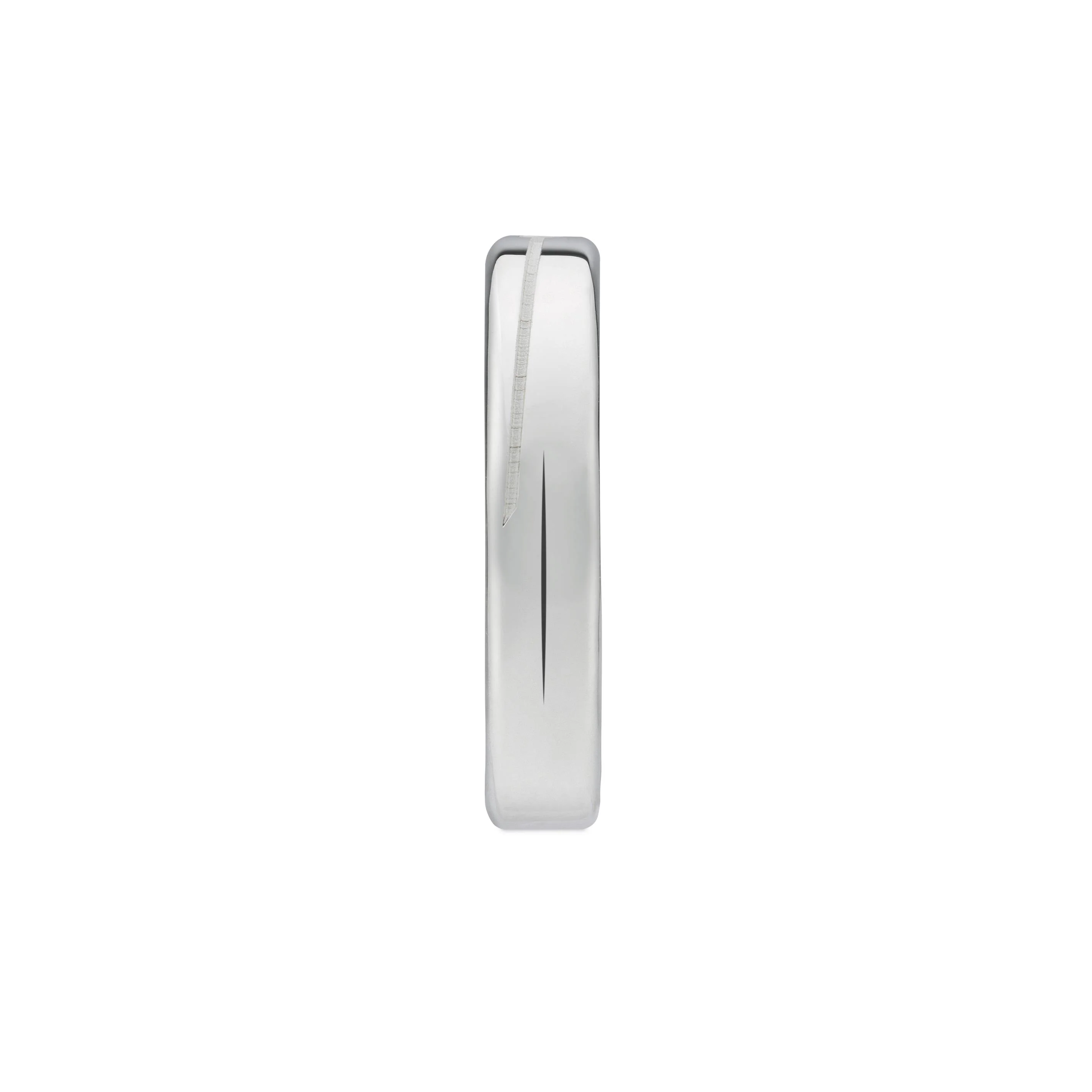 Gucci Interlocking G 4mm Diagonal Silver Ring Size S-T - Image 4